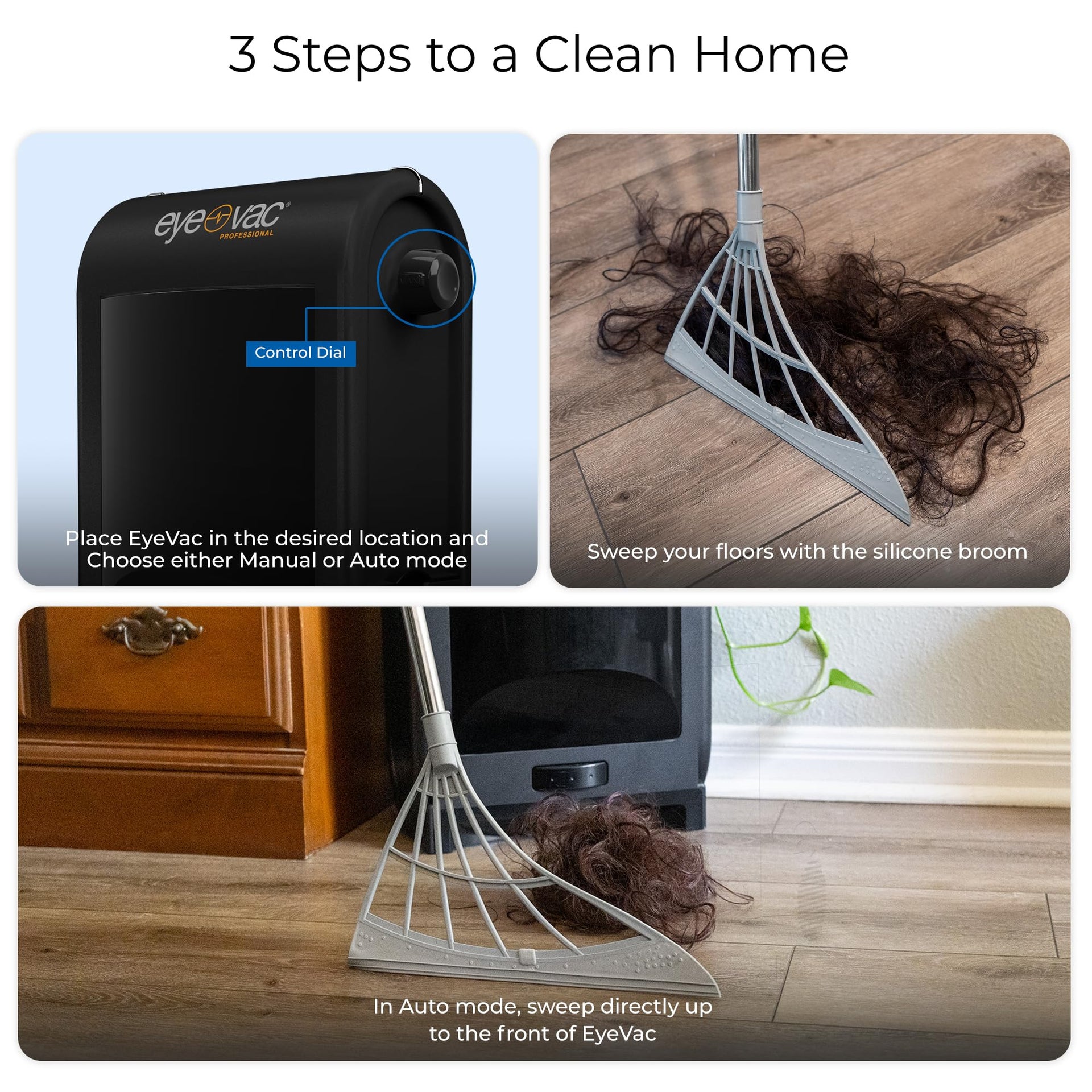 EyeVac Pro & Squeegee Broom Bundle (2 Count)