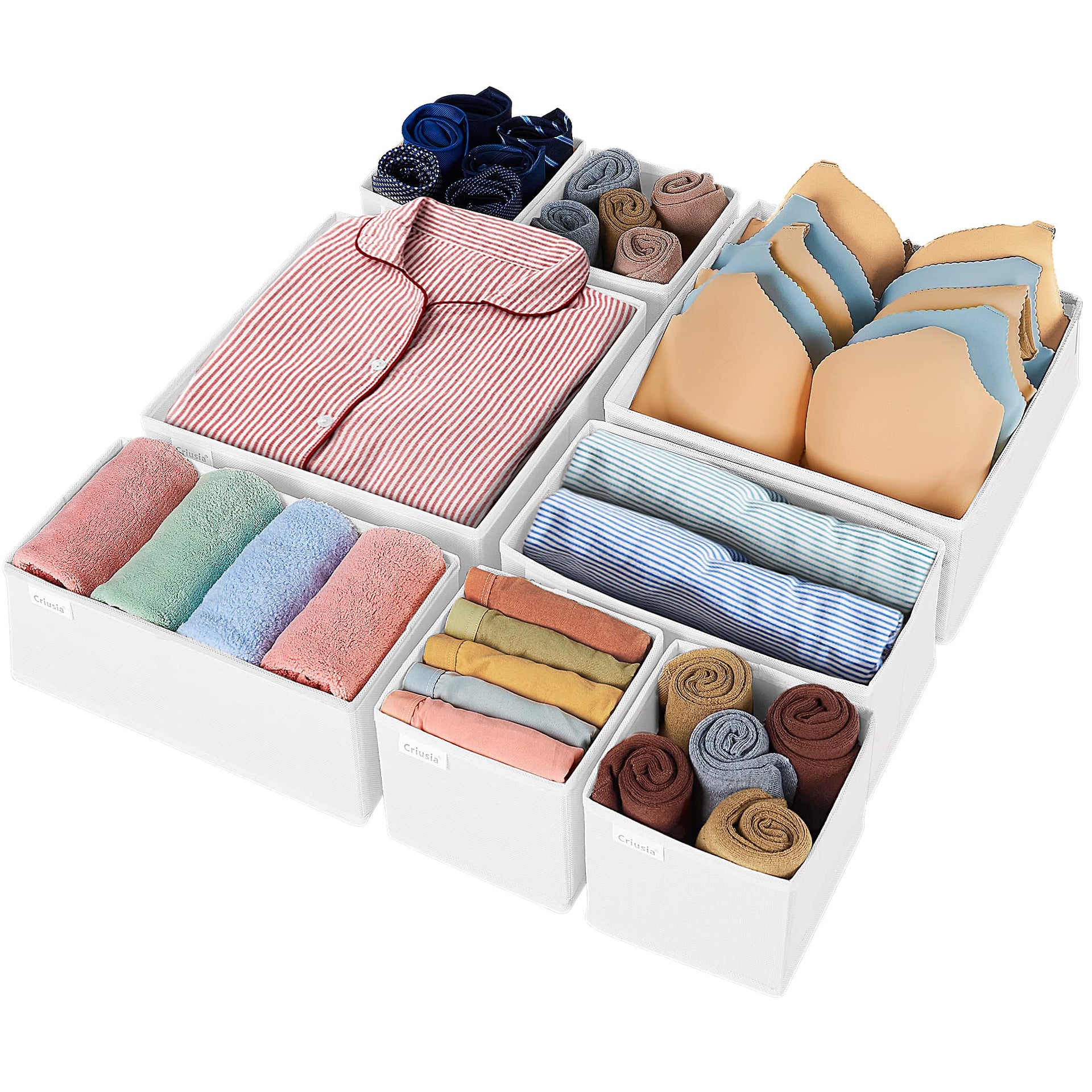 Drawer Organizer Clothes (8 Count)