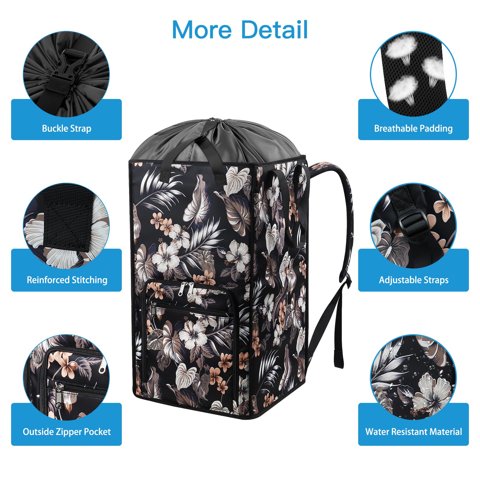 Laundry Backpack Bag for College Students Dorm Room Essentials