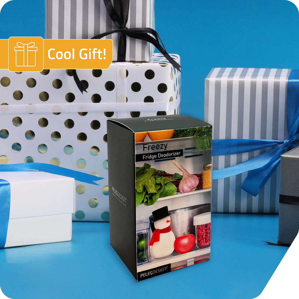 NEW Peleg Design Freezy Fridge Deodorizer Odor Eliminator