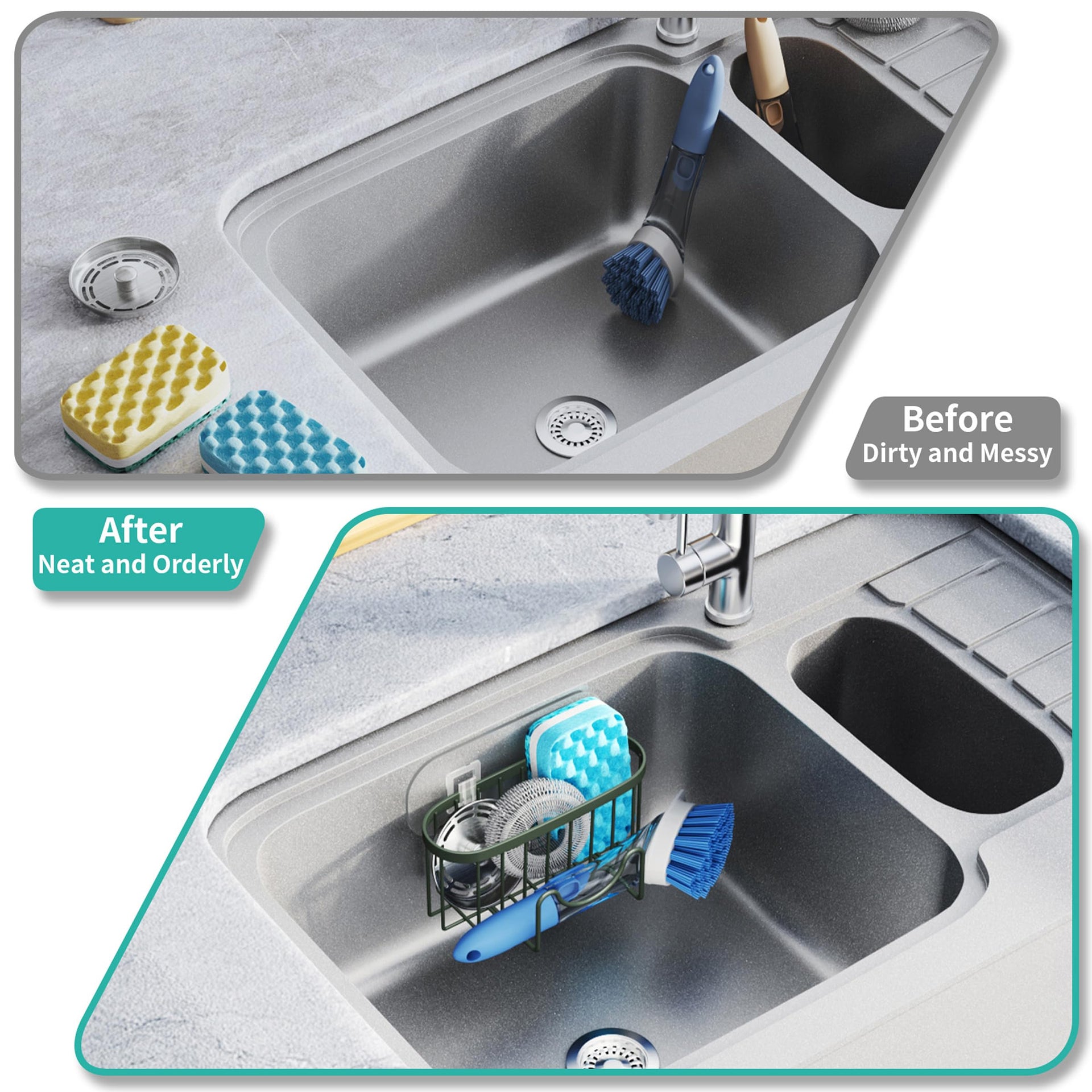 Sponge Holder for Kitchen Sink