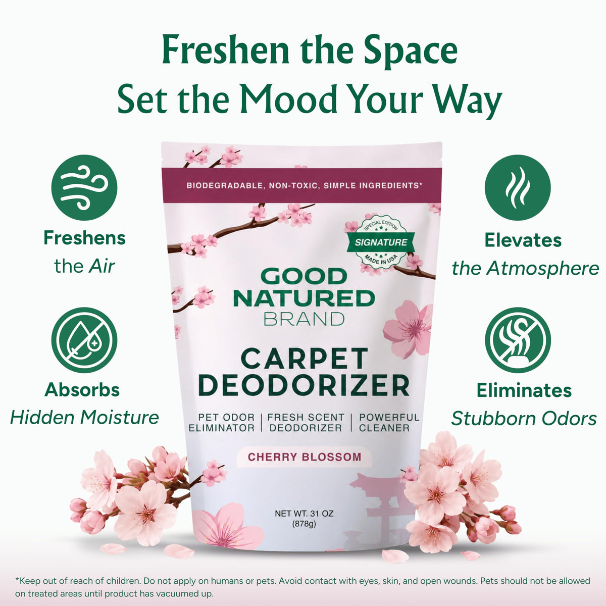Carpet Deodorizer & Freshener Powder (31 Ounce)