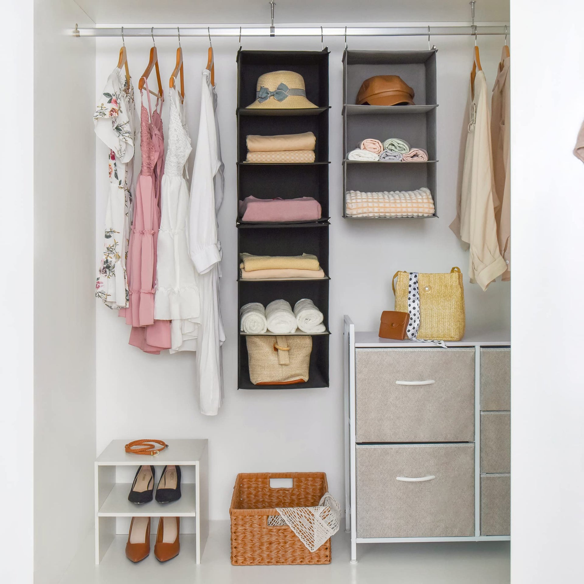 6 Shelf Hanging Closet Organizer