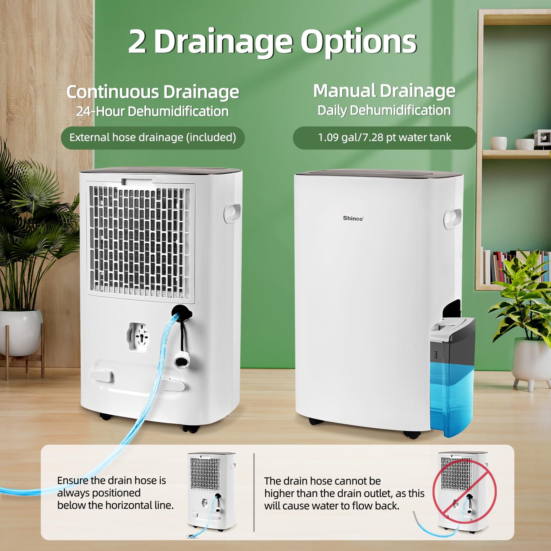 86 Pints Dehumidifier for Home and Basements