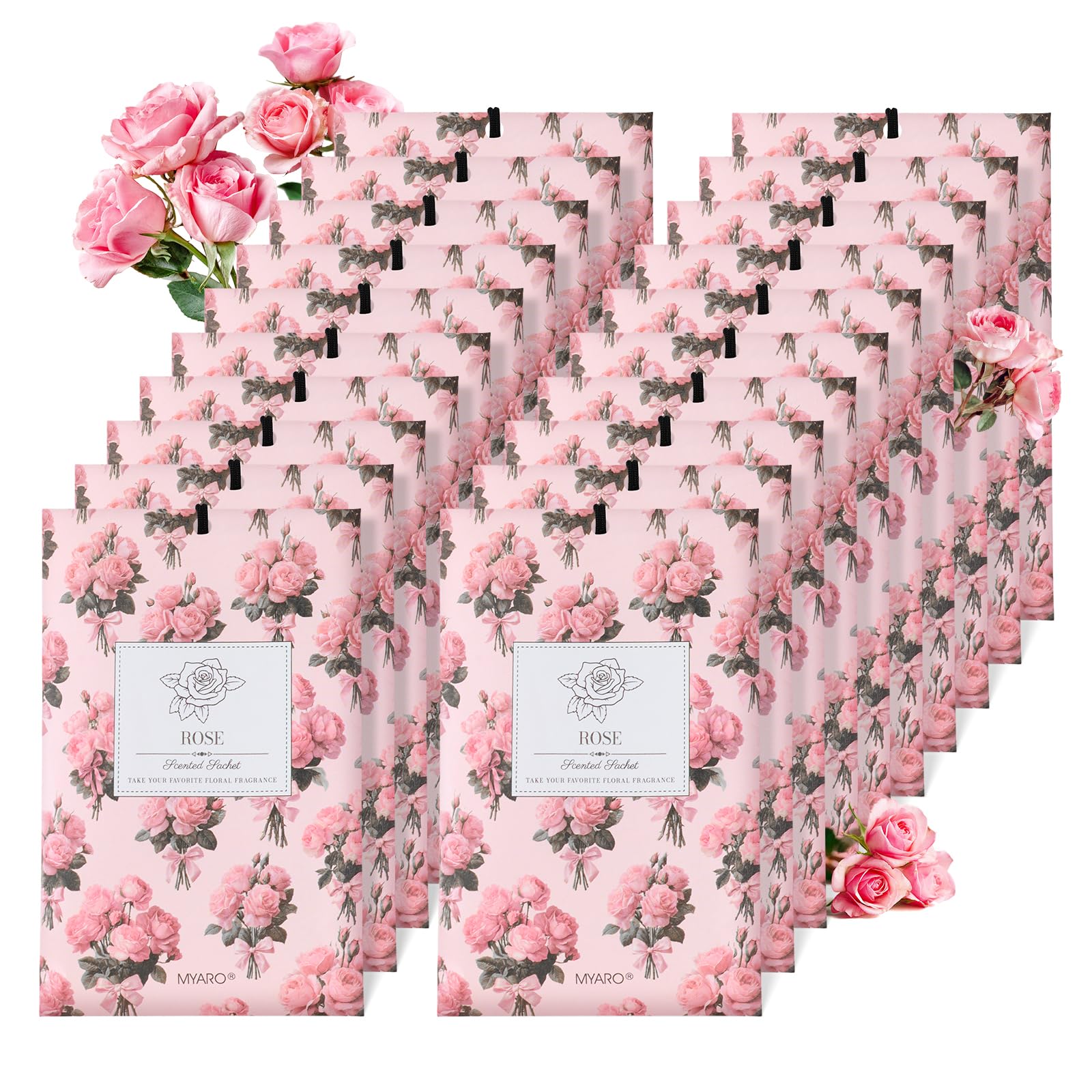 20Pcs Rose Scented Sachets (20 Count)