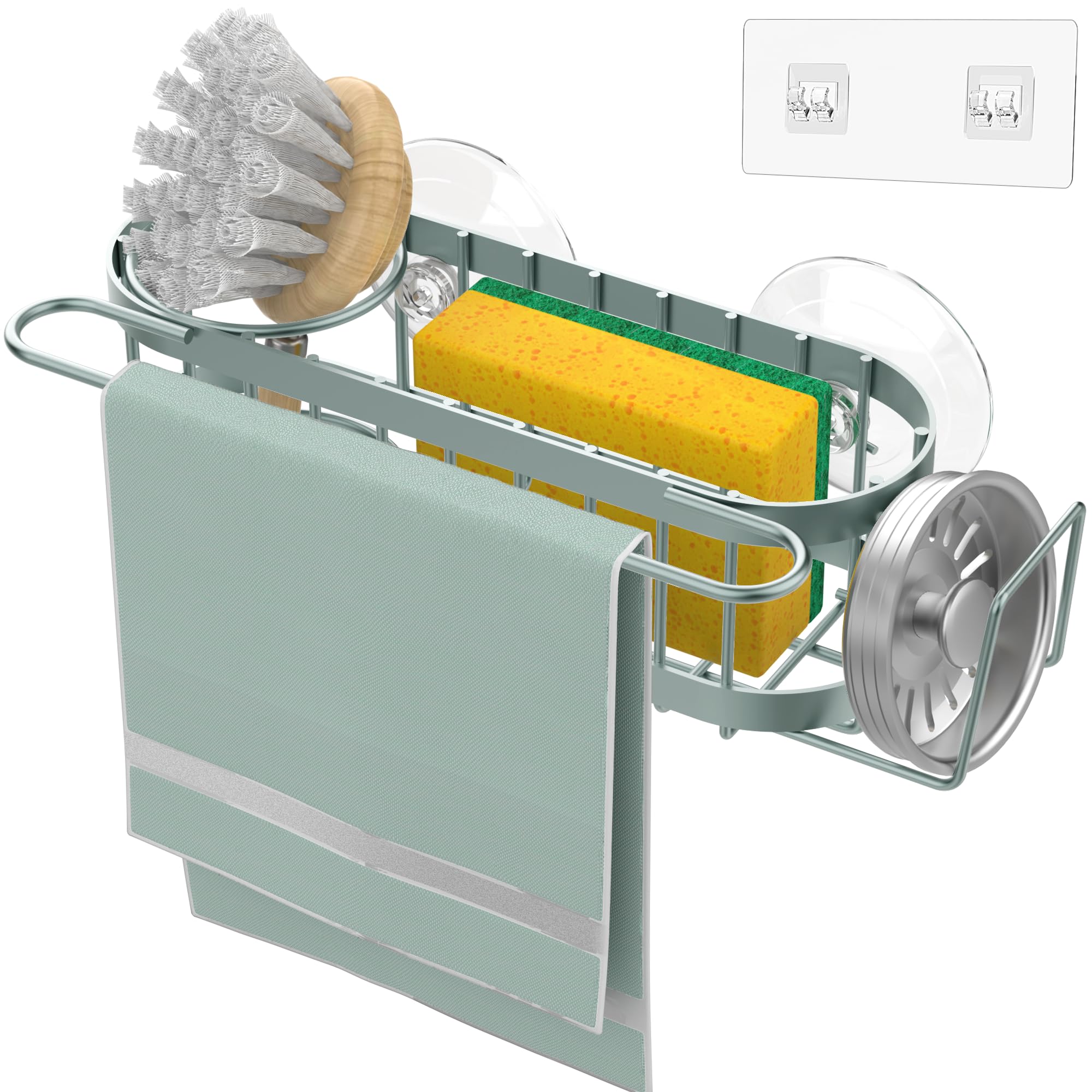 Kitchen Sink Caddy Sponge Holder in The Sink