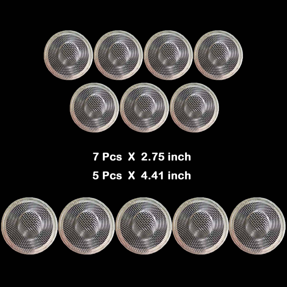 12PCS Stainless Steel Slop Basket Filter Trap
