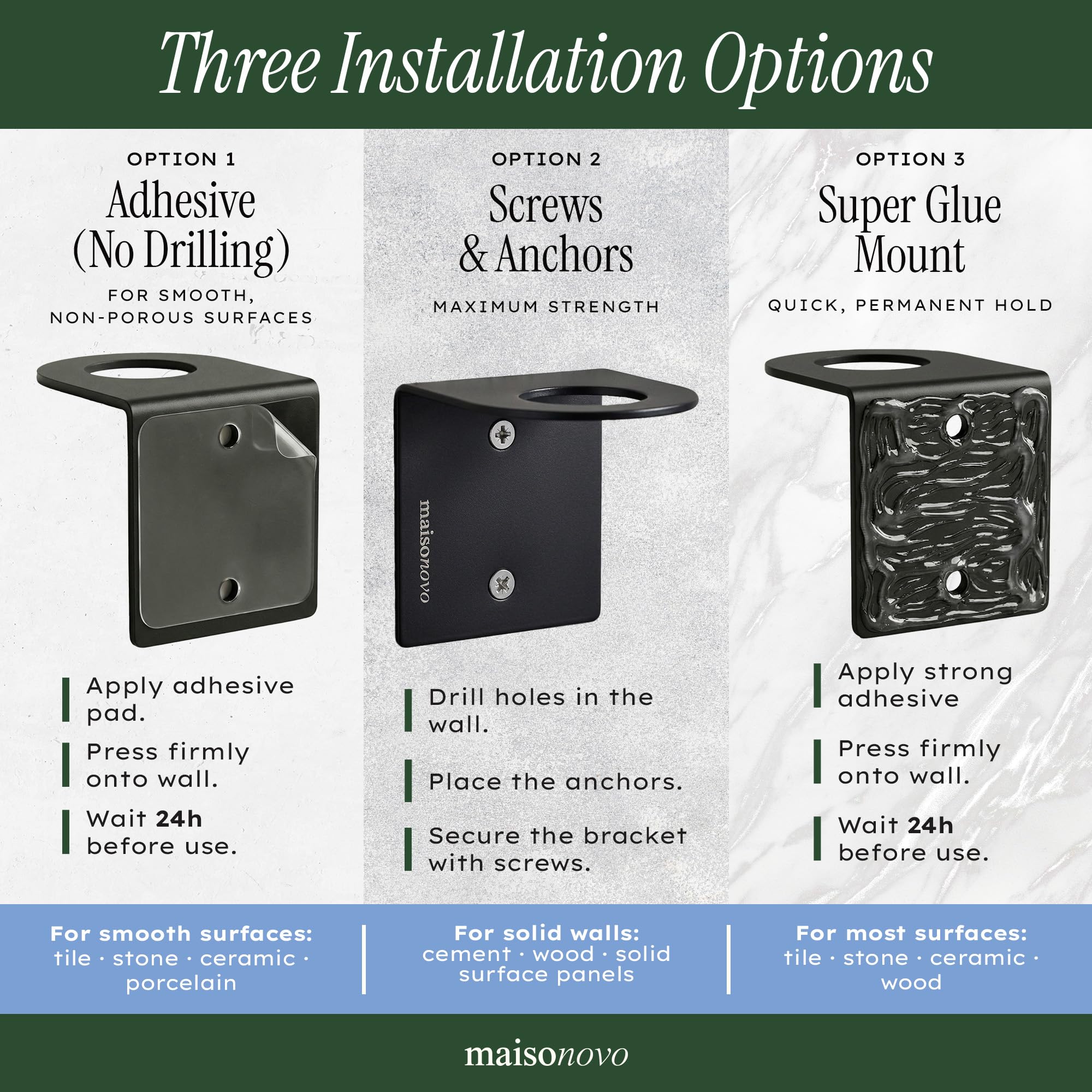 Shampoo and Conditioner Dispenser