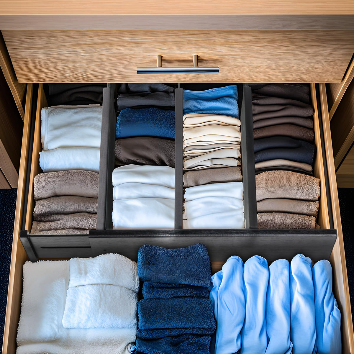 Bamboo Drawer Dividers Large