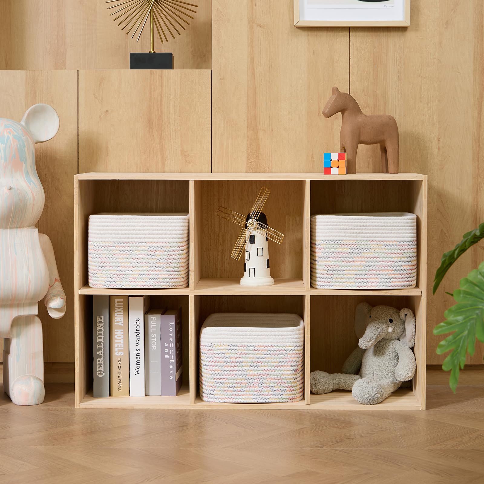 Small Organizing Baskets for Cubes Shelf (3 Count)