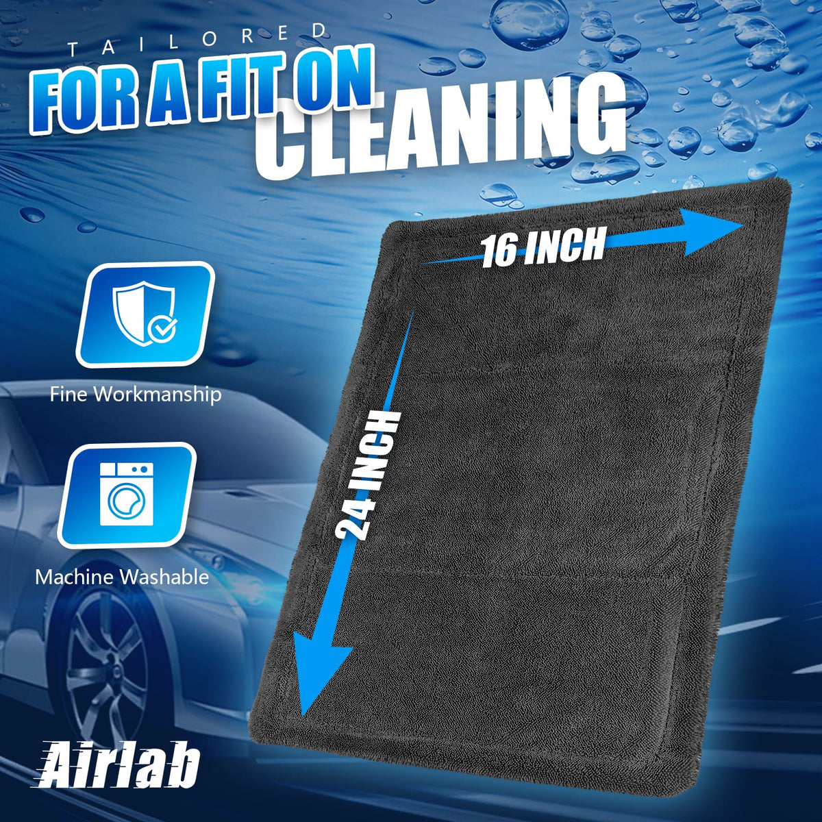 Microfiber Towels Cars Wash Drying Cleaning Cloth