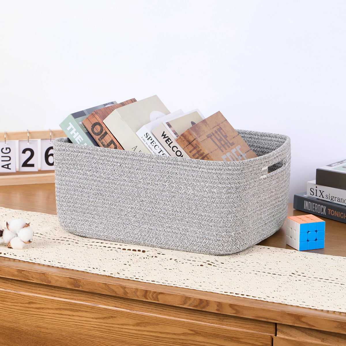 Large Storage Baskets for Organizing (4 Count)