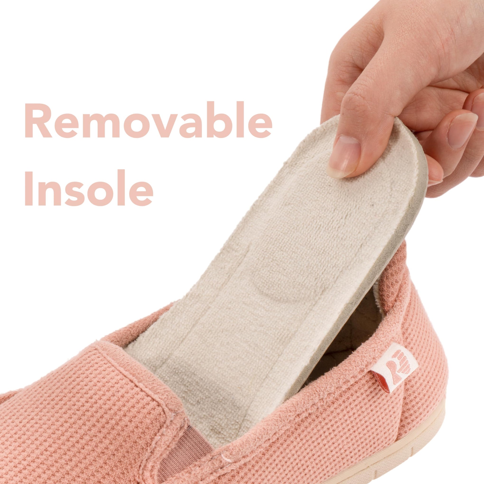Women's Two Tone Hoodback Slipper with Removable Insole