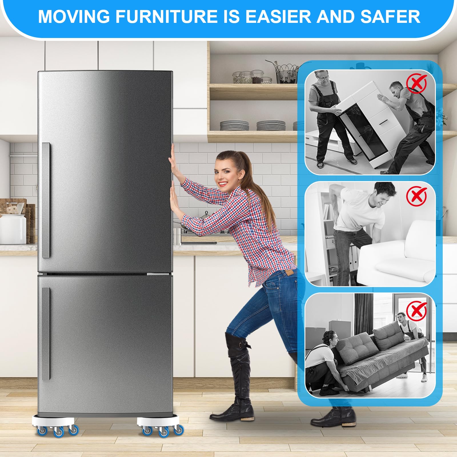 New Upgrade Furniture Movers with Wheels