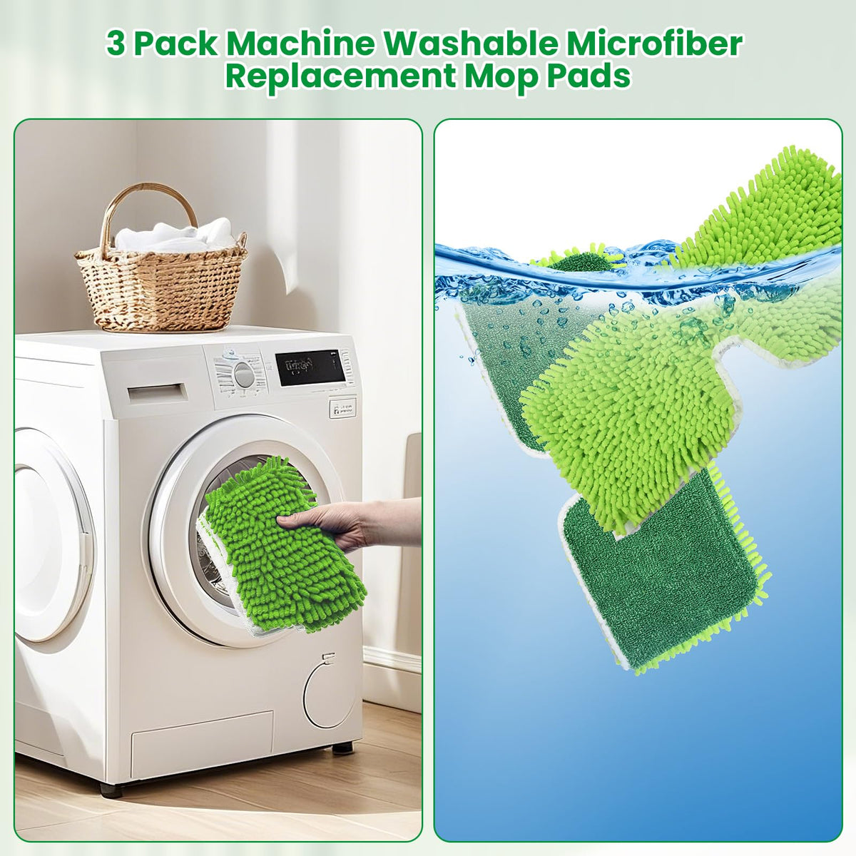 3 Pack Mop Head Replacement for Libman 18" 2 (3 Count)