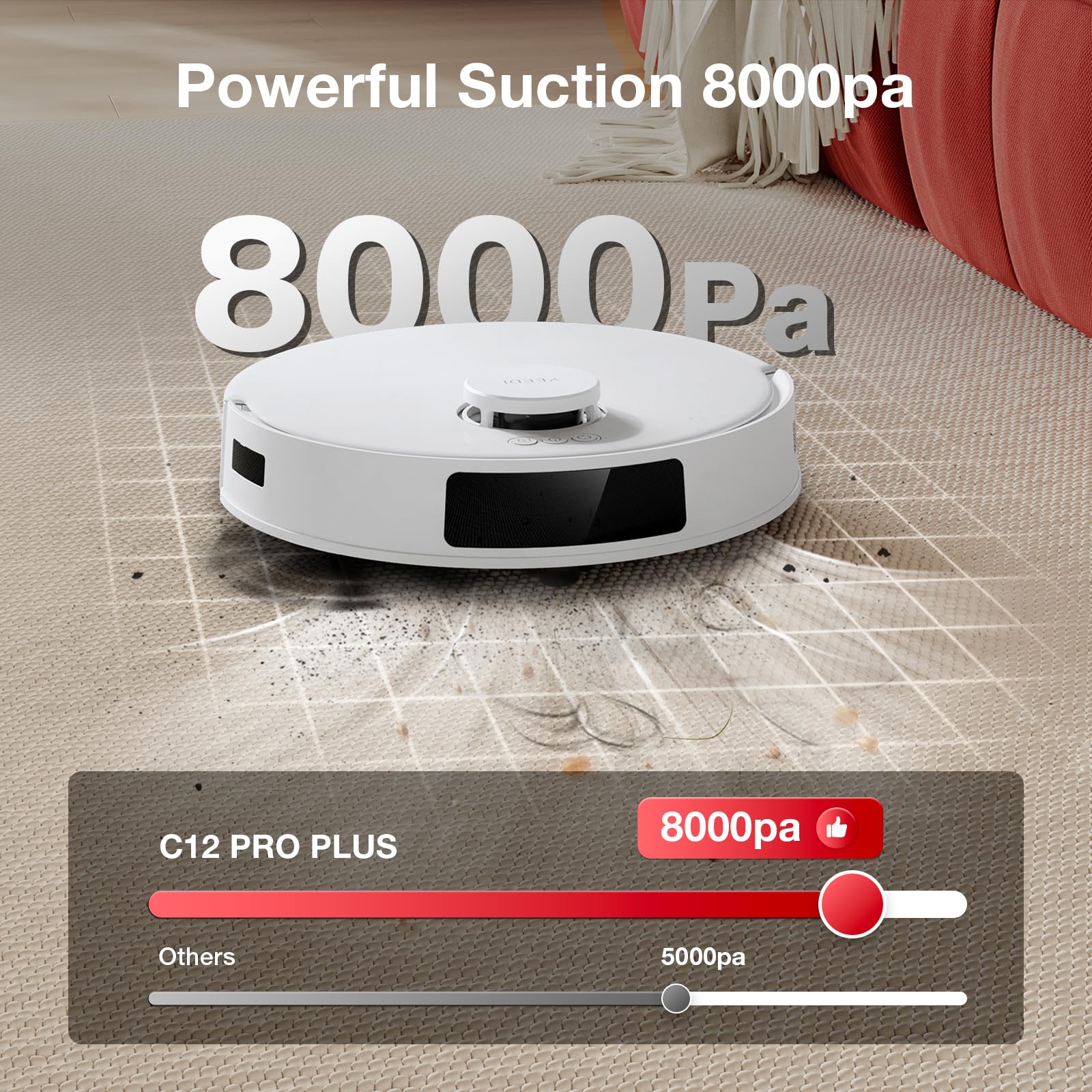 C12 Plus Robot Vacuum & Mop
