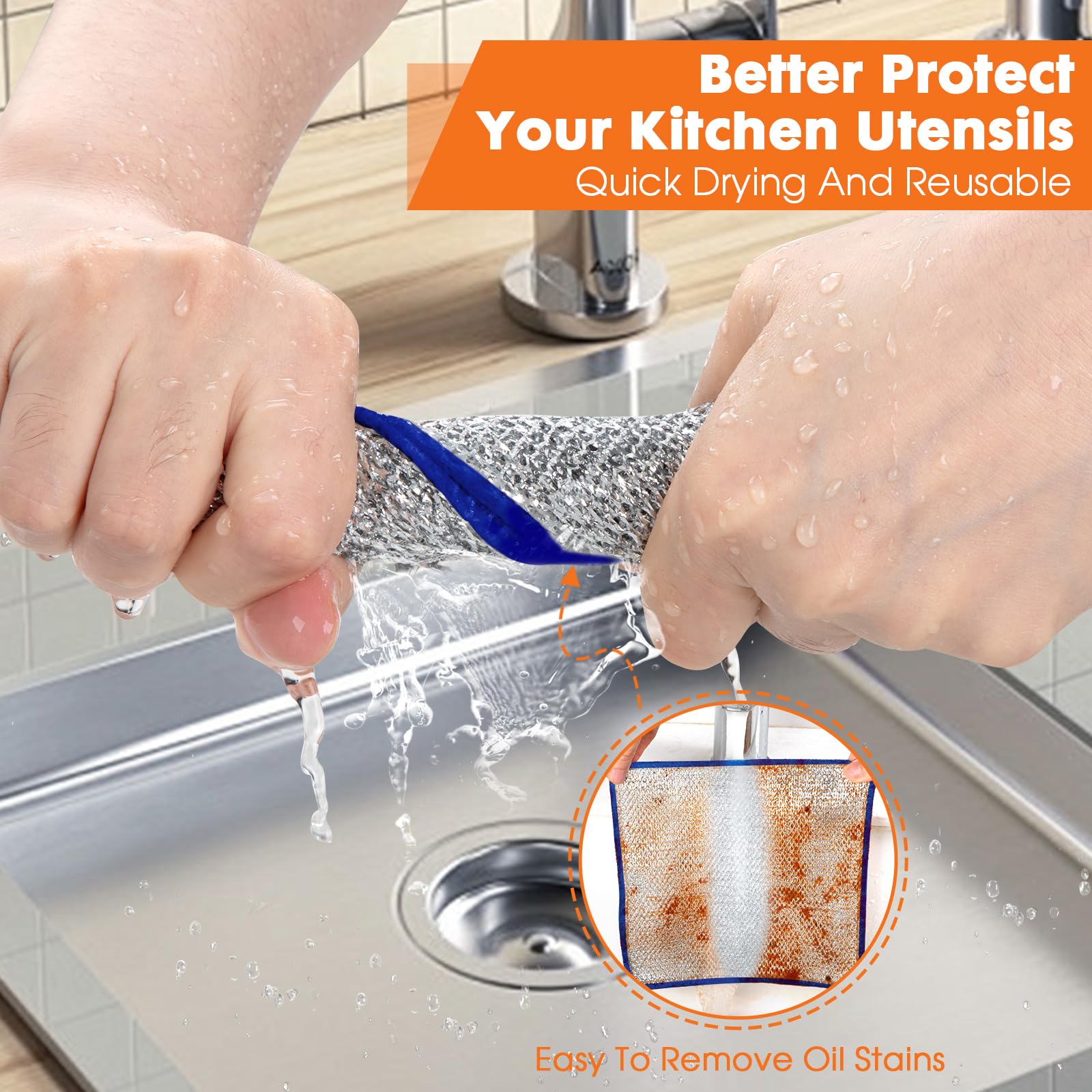 Non Scratch Wire Dishcloth (10 Count)