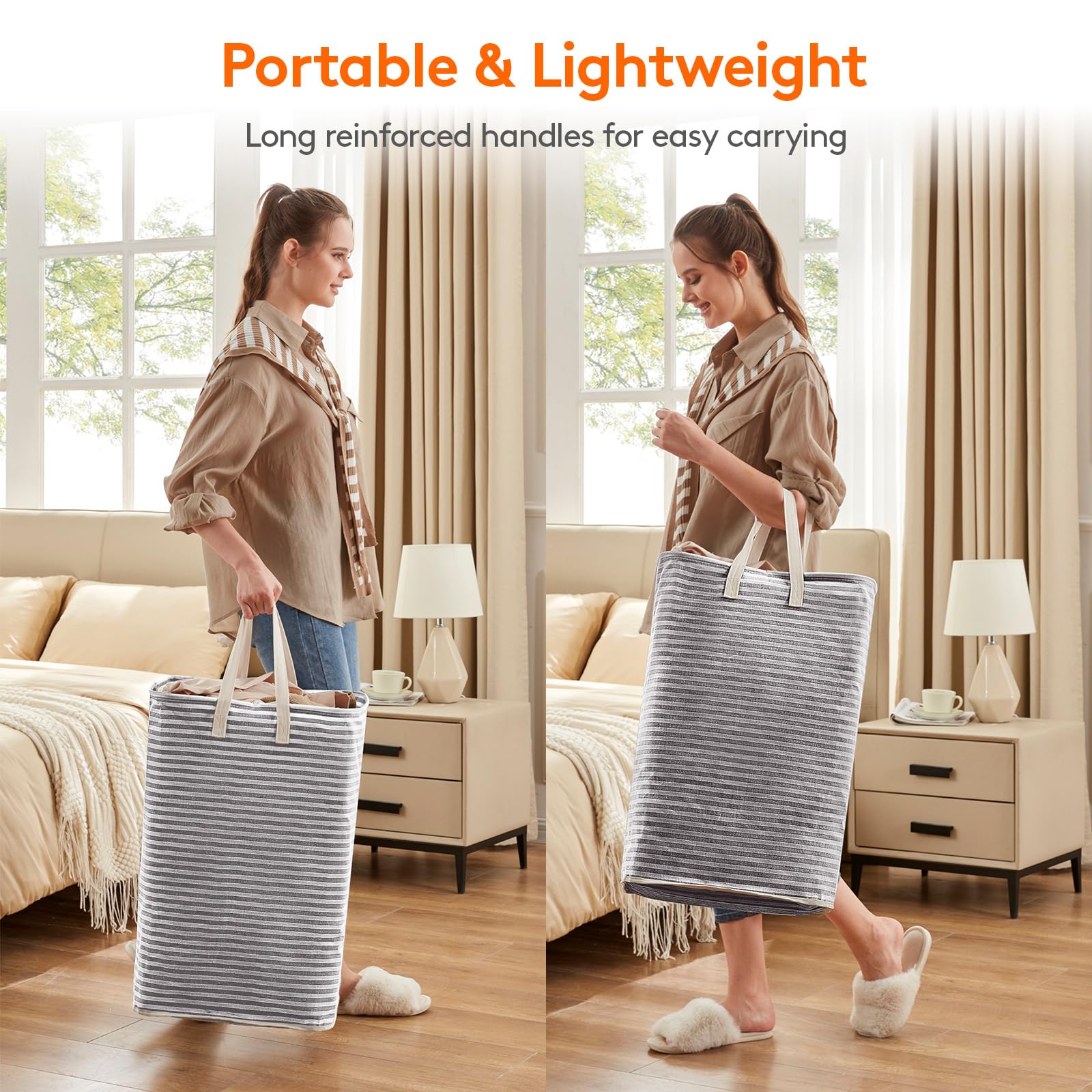 1 Pack Laundry Basket 80L Each