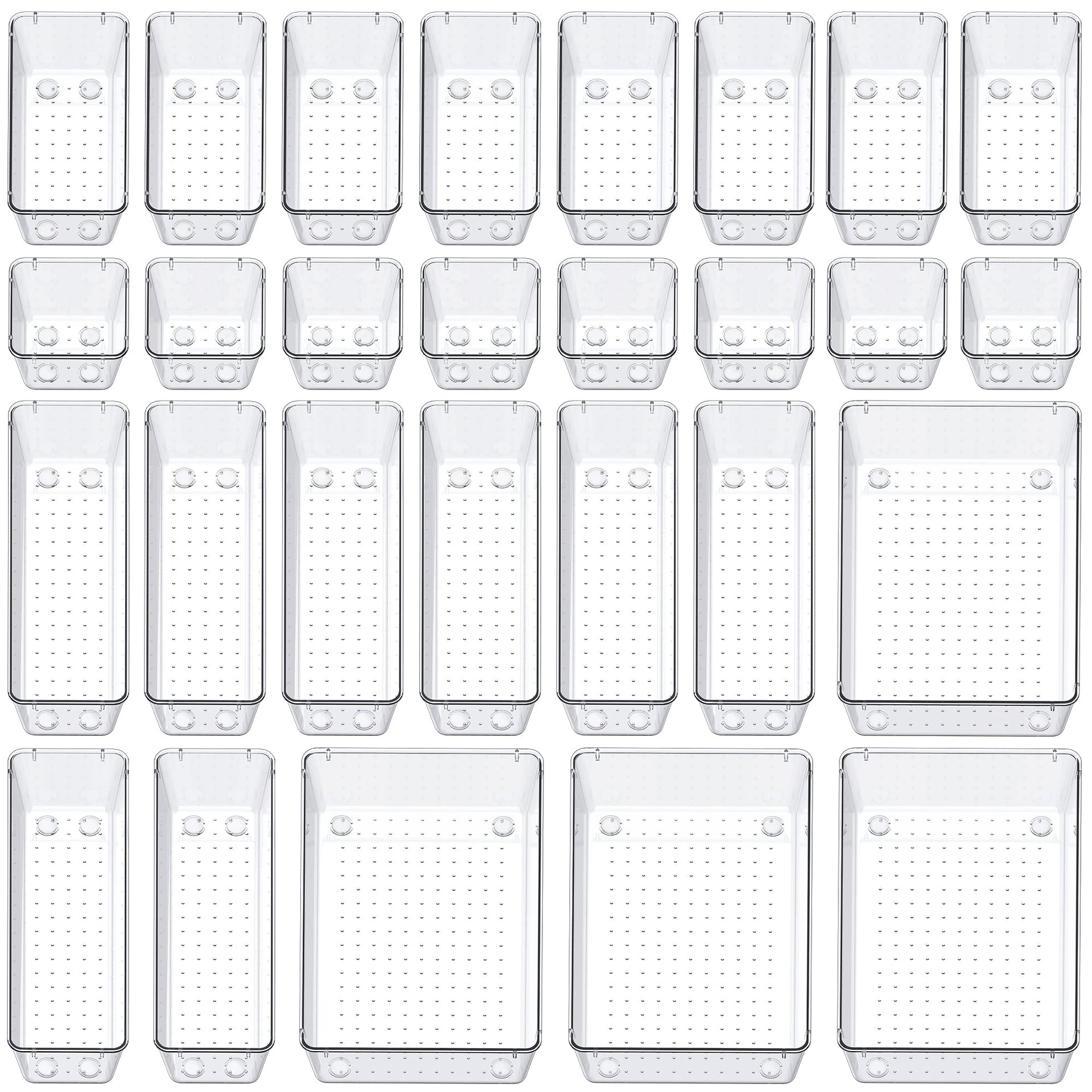 28 Piece Drawer Organizers with Non (28 Count)