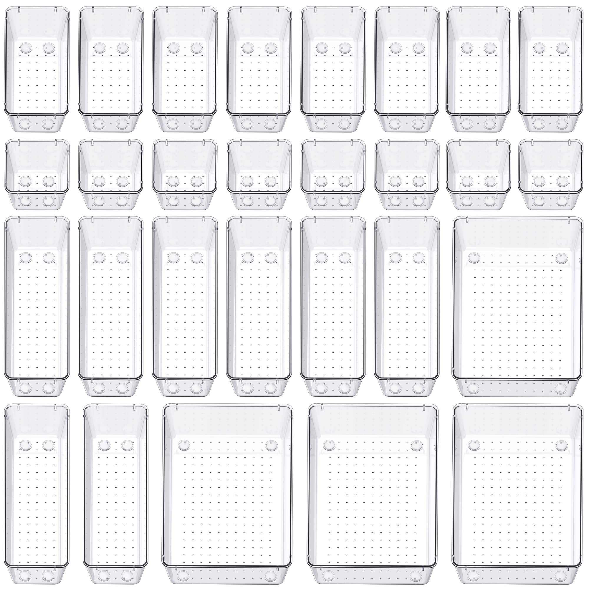 28 Piece Drawer Organizers with Non (28 Count)