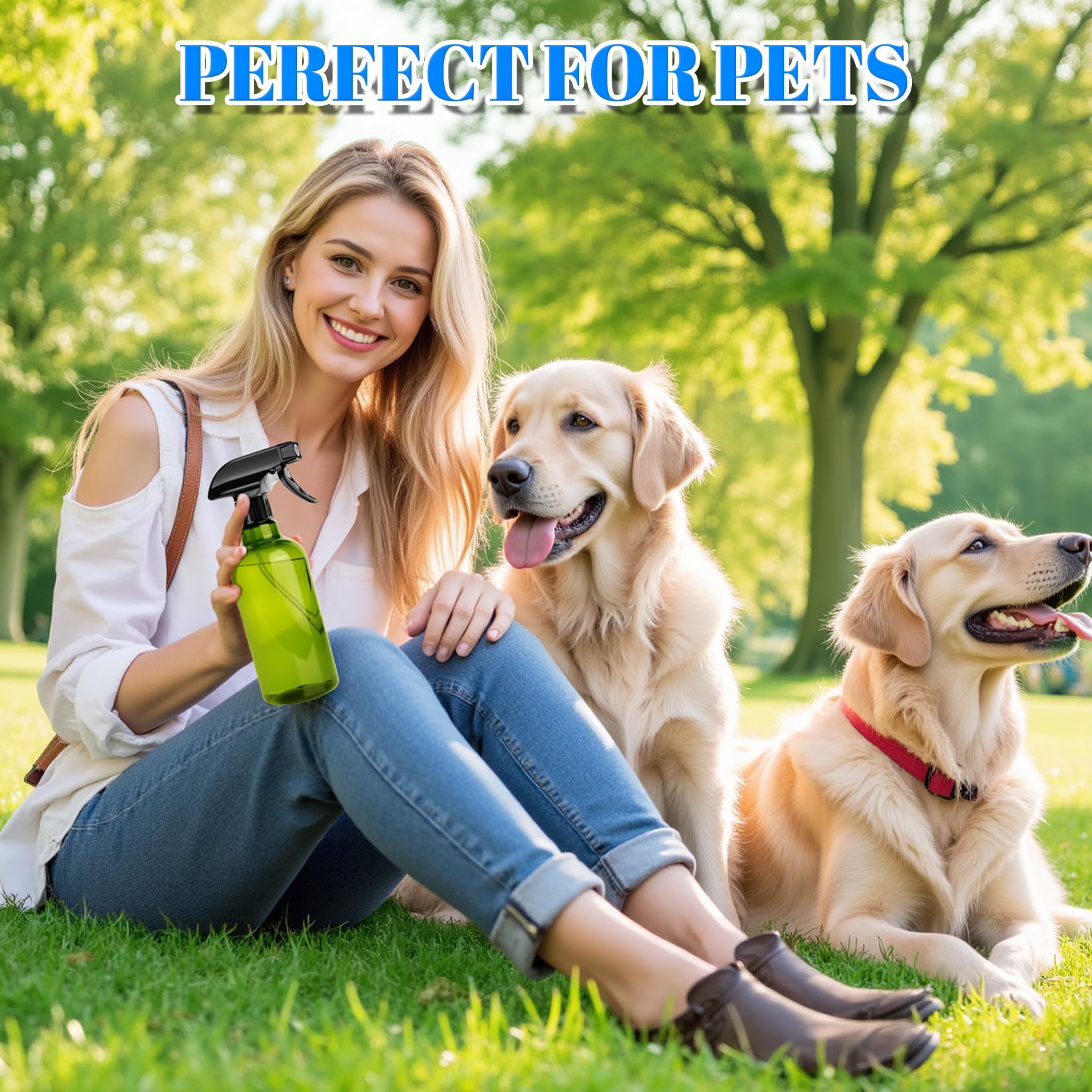 2 Pack Spray Bottles for Hair (2 Count)