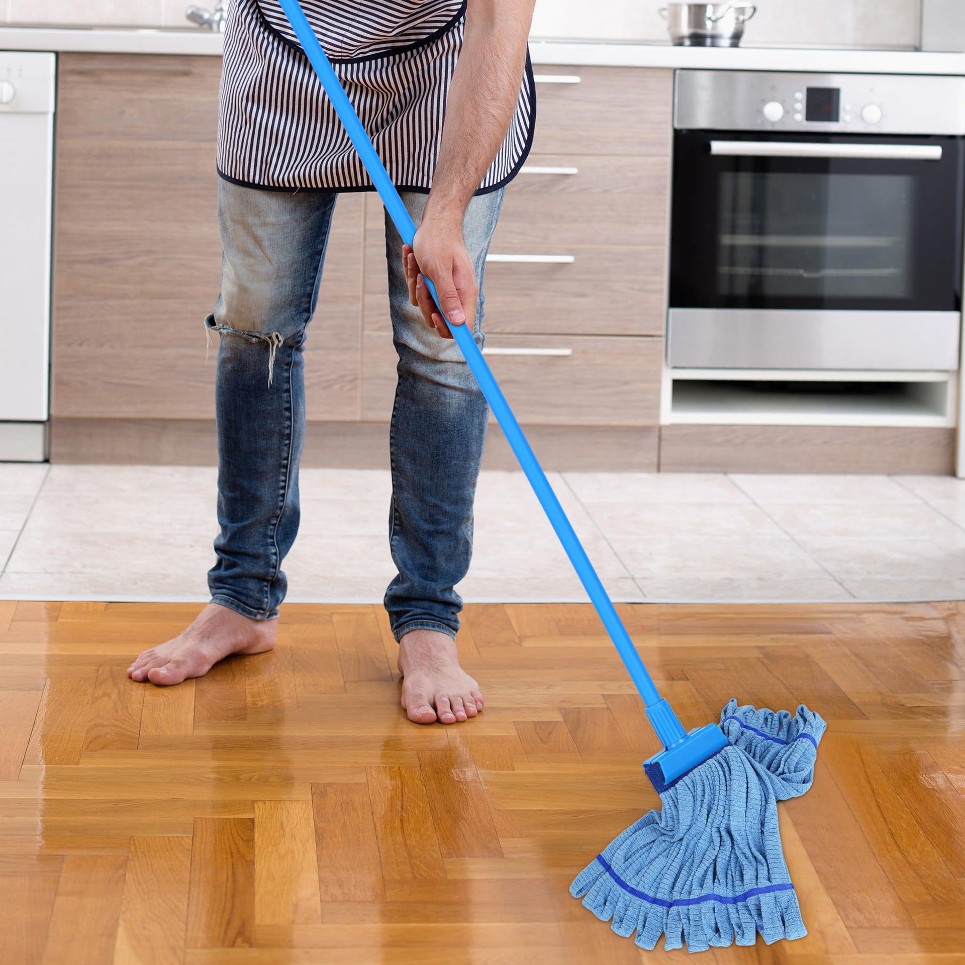 Large Microfiber Tube Mop Heads (2 Count)