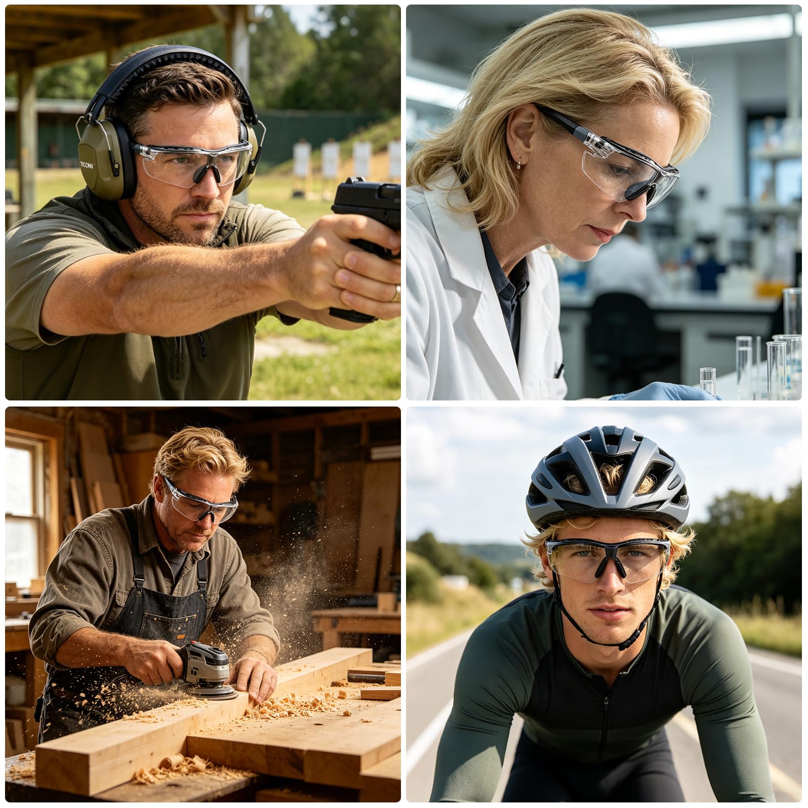 1PK Anti Fog Safety Glasses for Men & Women