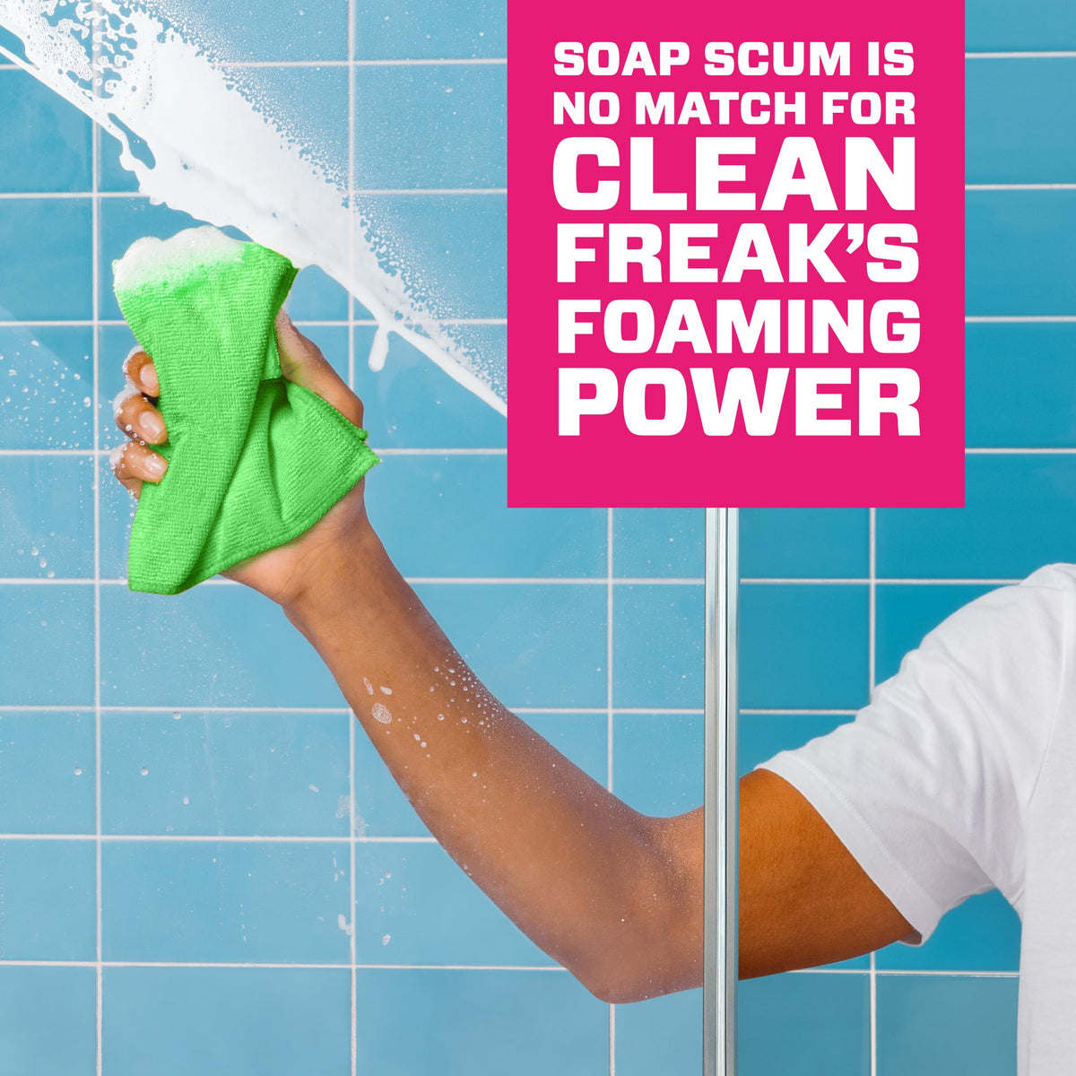 Clean Freak Foaming Bathroom Surface Cleaner Multi (64 Fl Oz)