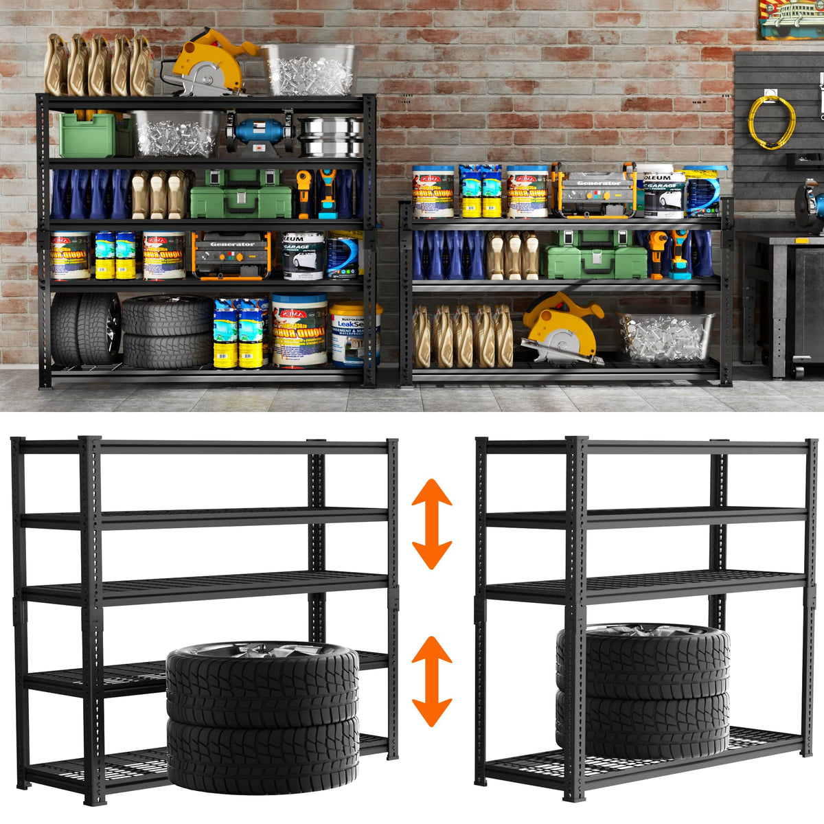 Storage Shelves Heavy Duty (2 Count)