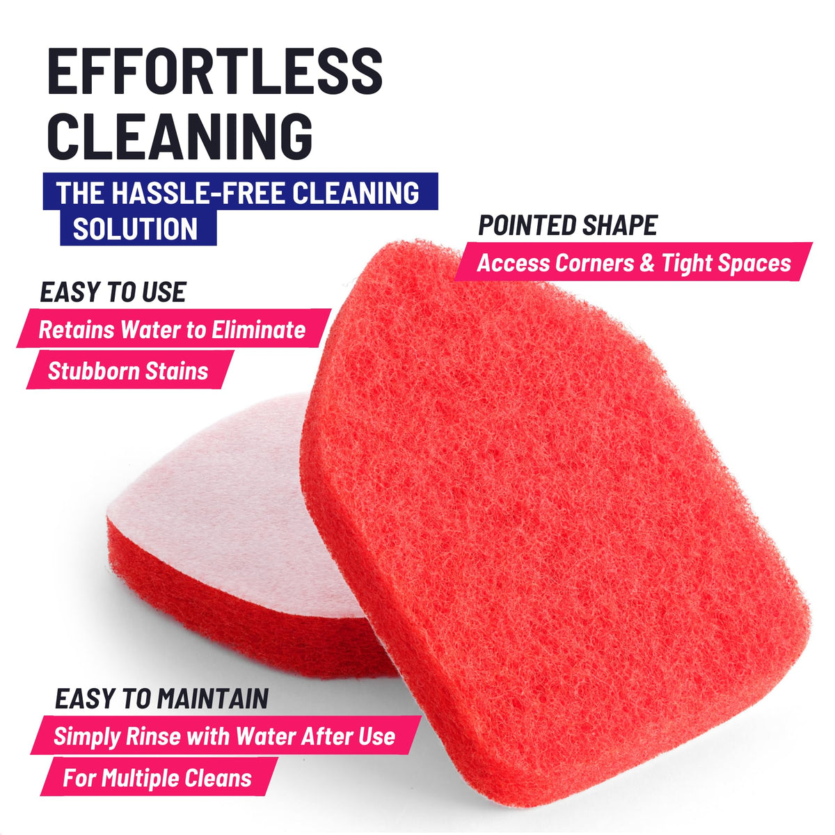 Scrubber Sponge Refill for 3 in 1 Moku Home Shower Scrubber (2 Count)