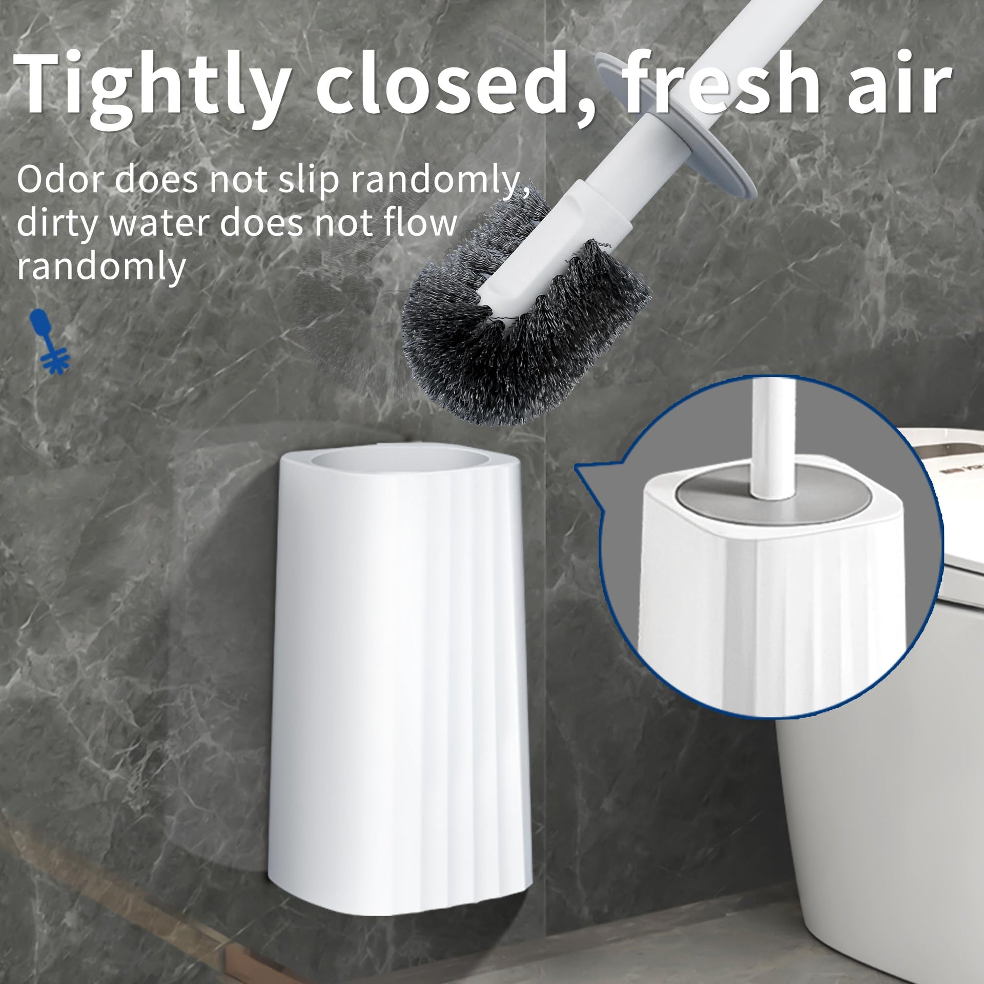 Toilet Brush & Holder Set