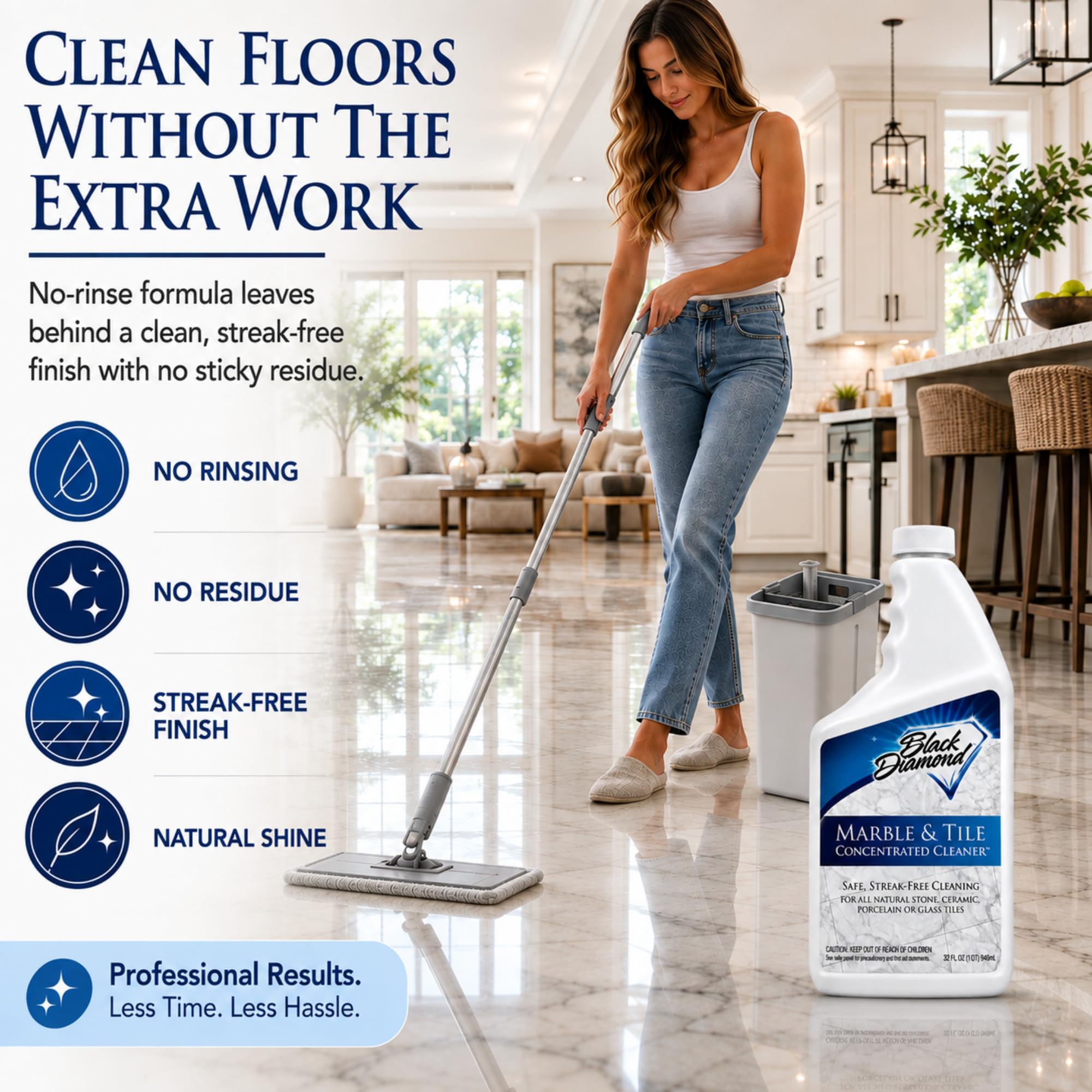 Marble & Tile Floor Cleaner Concentrate (32 Fl Oz)