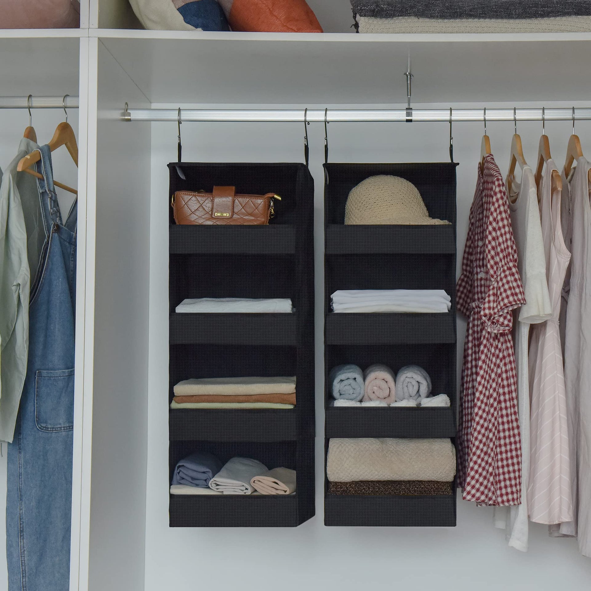 4 Shelf Hanging Closet Organizer (2 Count)