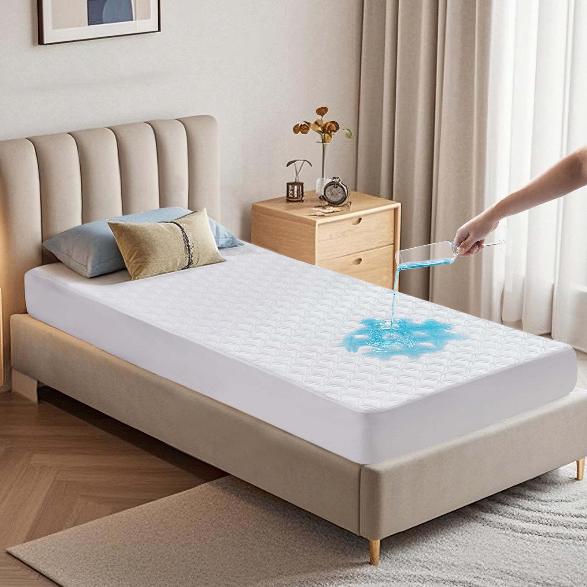 Waterproof Twin Mattress Protector