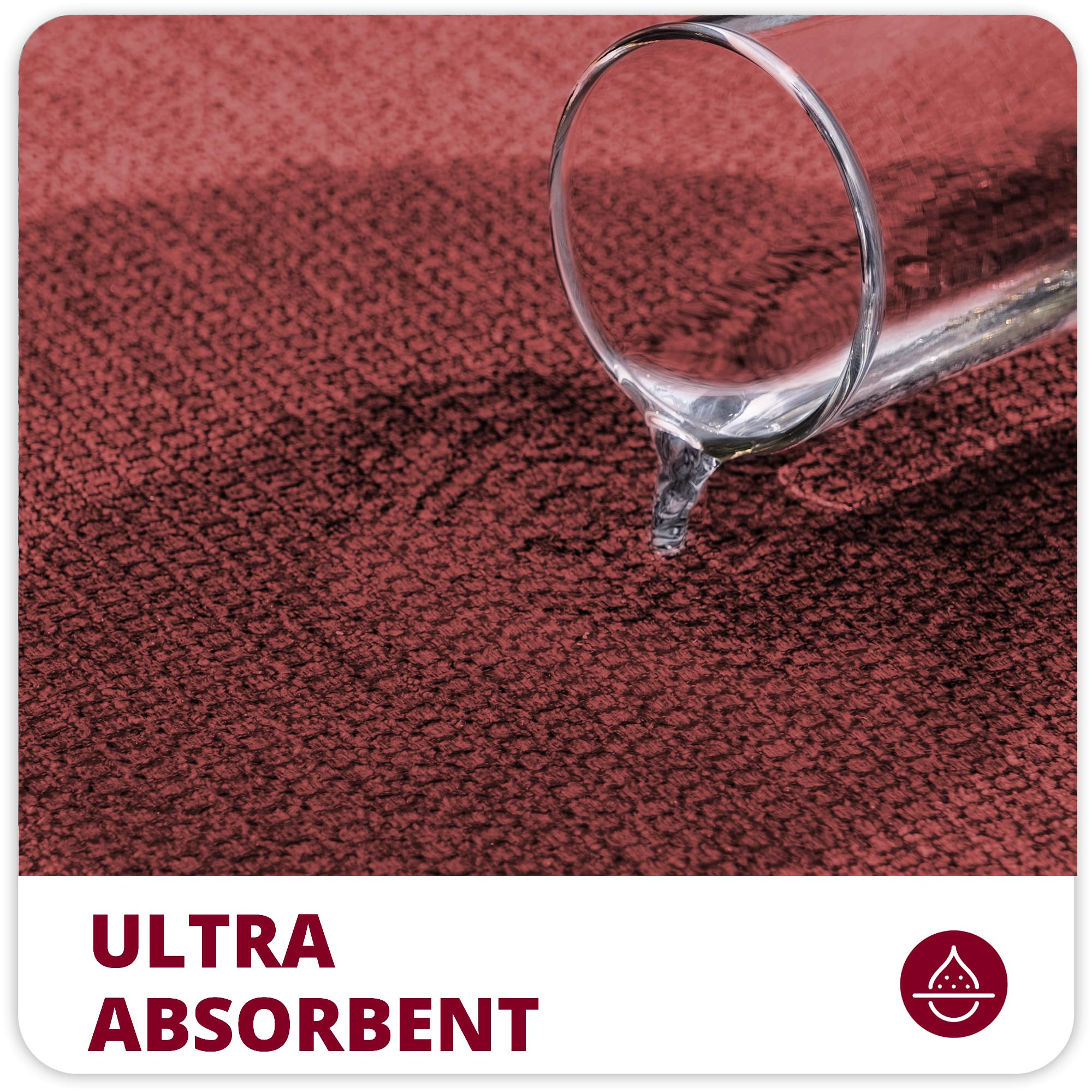 Bath Mat Ultra Thin Bathroom Runner Rugs (18 Sq Ft)