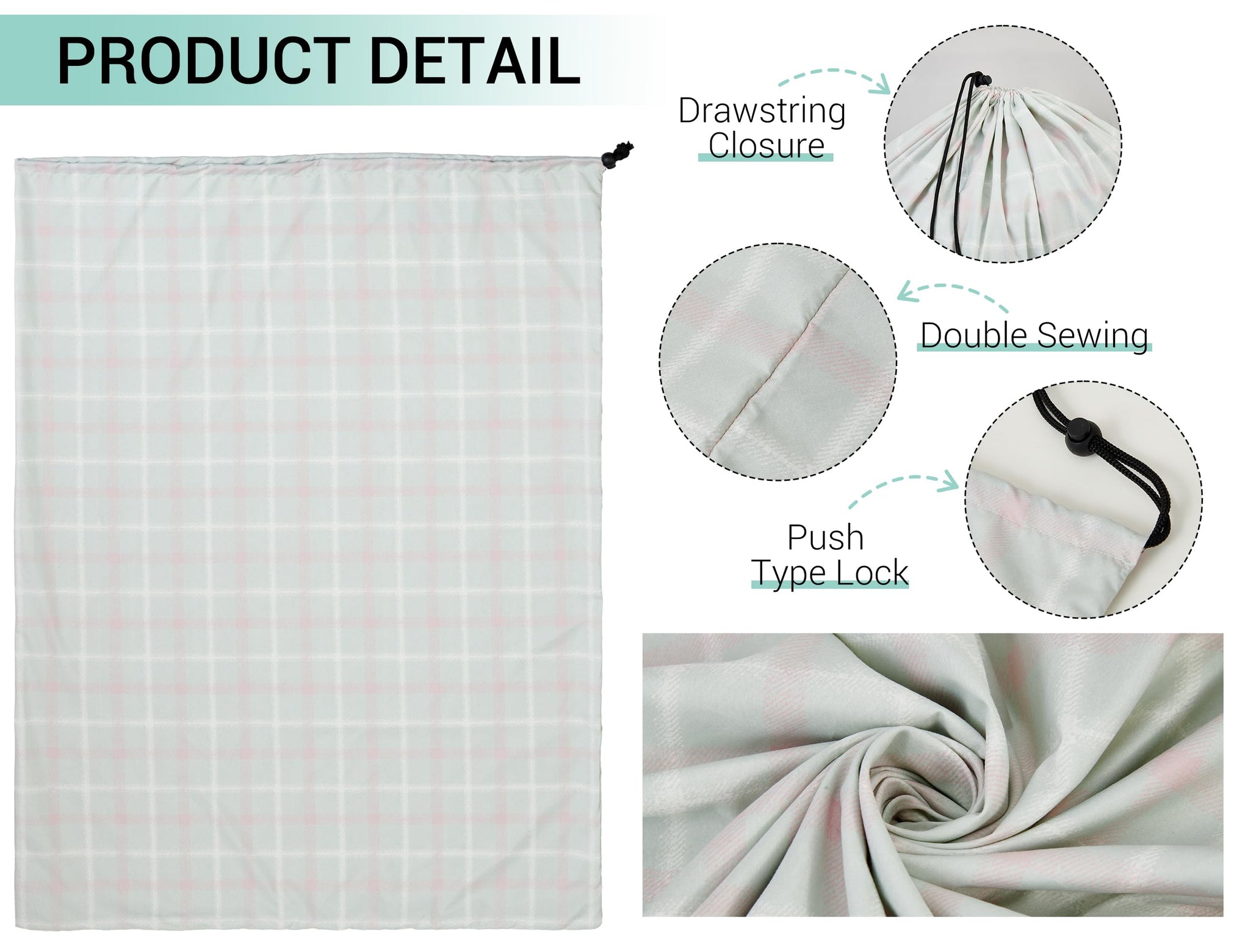 Bulk Travel Laundry Bag (24 Count)