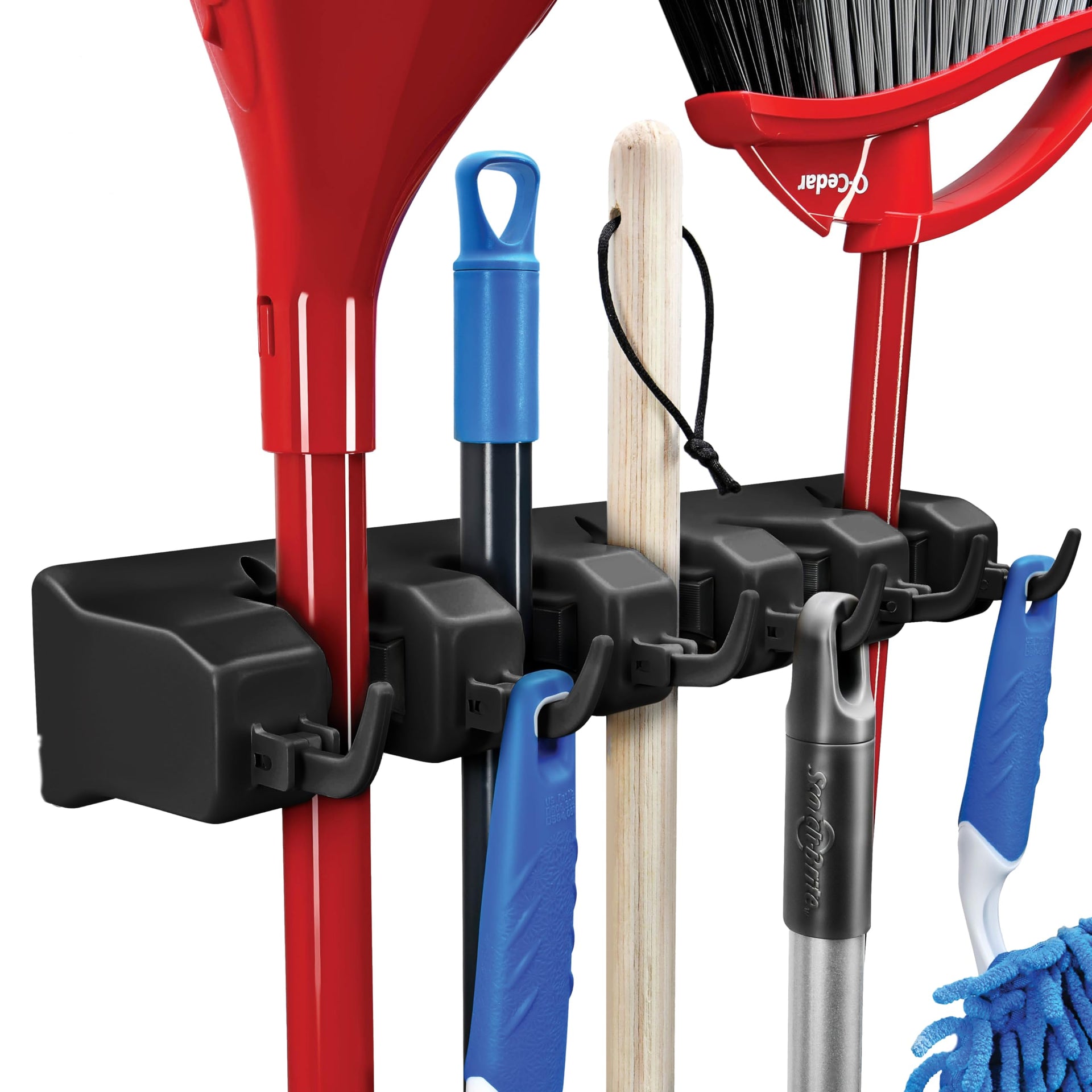 Mop and Broom Holder Wall Mount