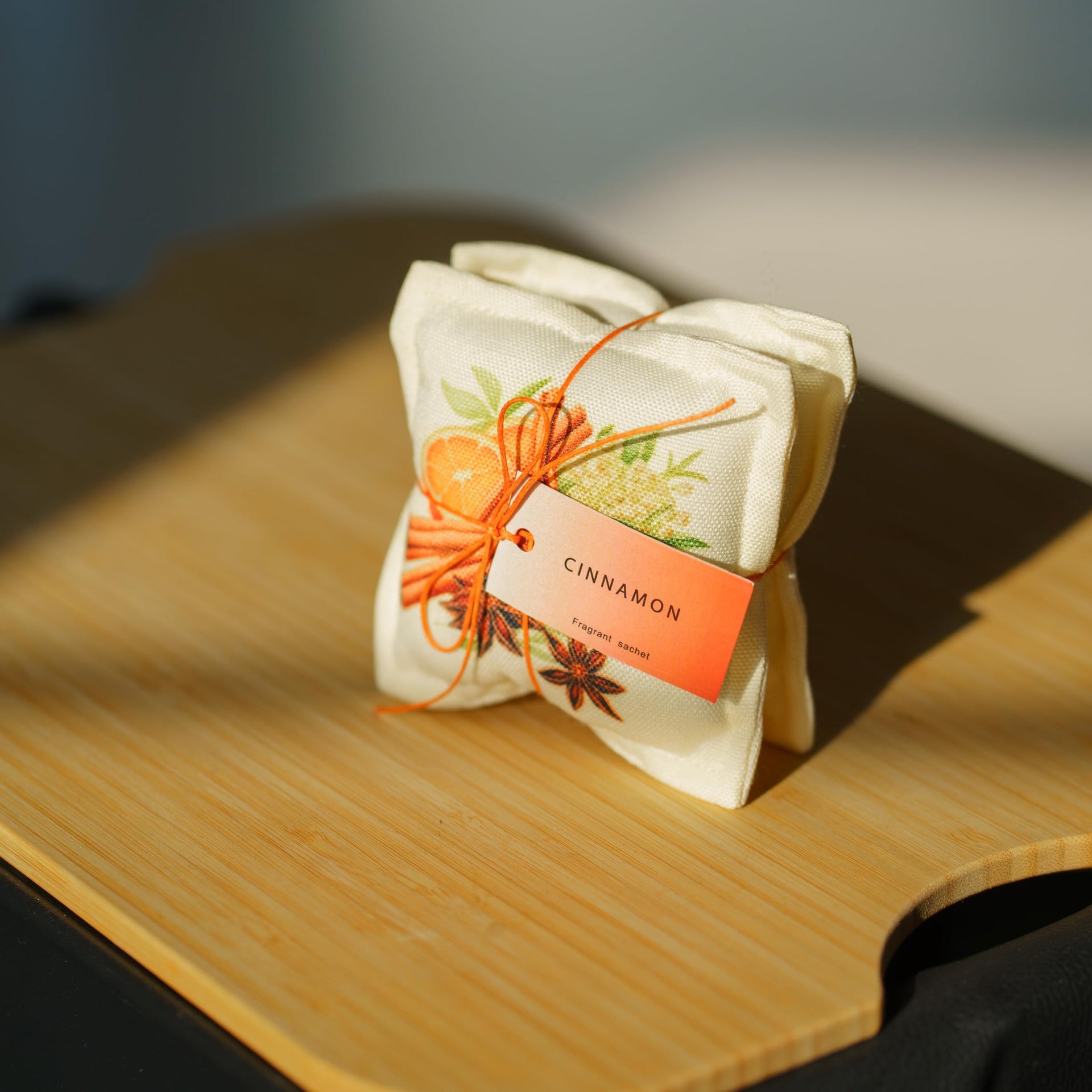 4 Pack Cinnamon Sachet Bags for Drawers and Closets (4 Count)