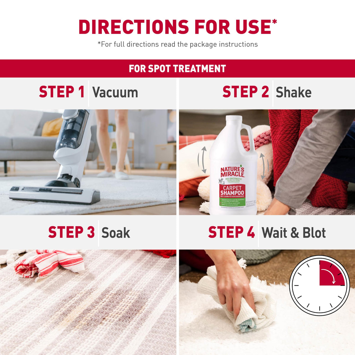 Carpet Shampoo Pet Stain & Odor Remover (64 Ounce) - ModHome Supplies