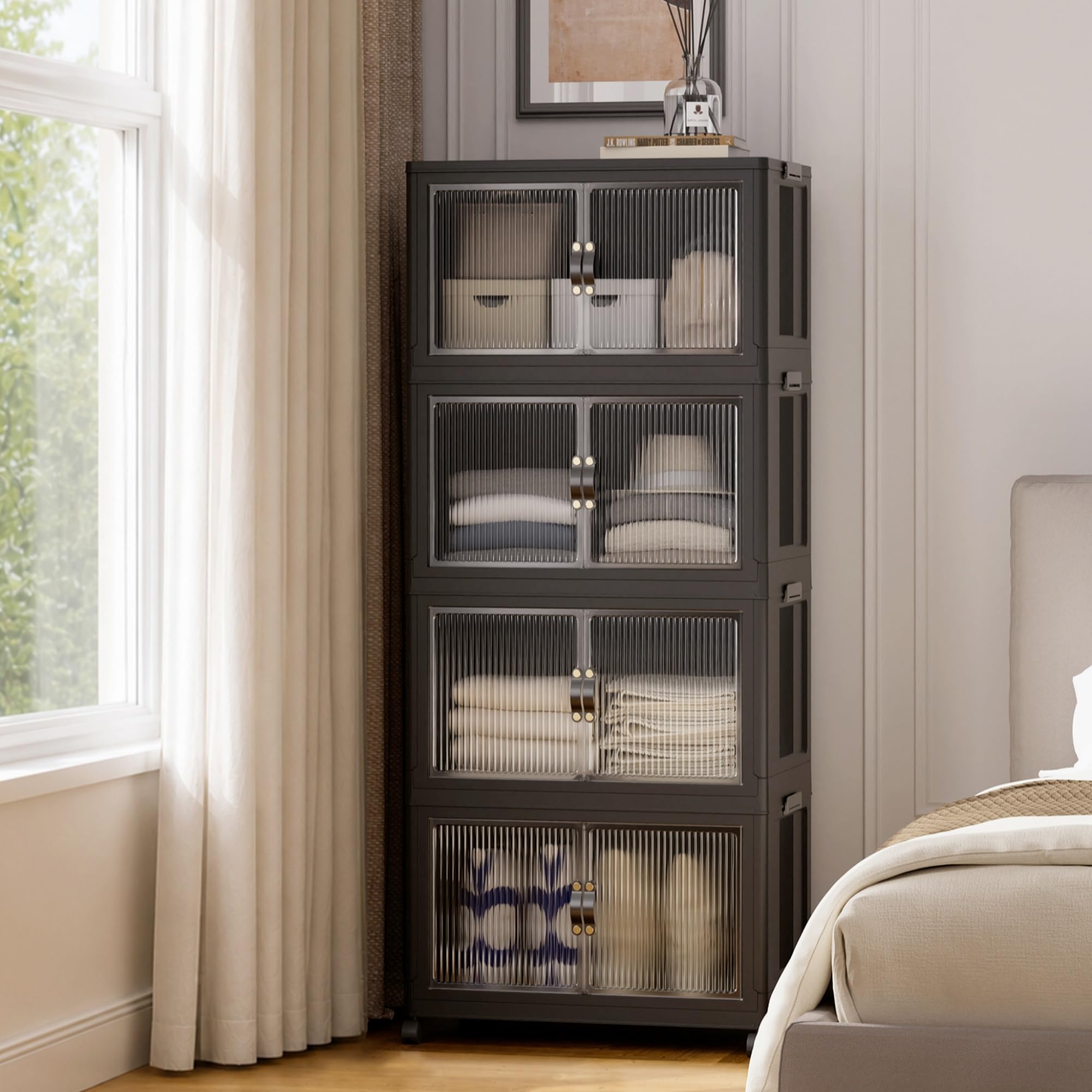 140Qt Stackable Storage Bins