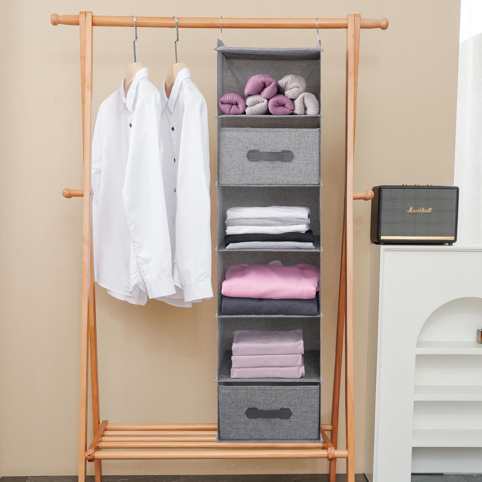 Large Hanging Sweater Organizer for Closet