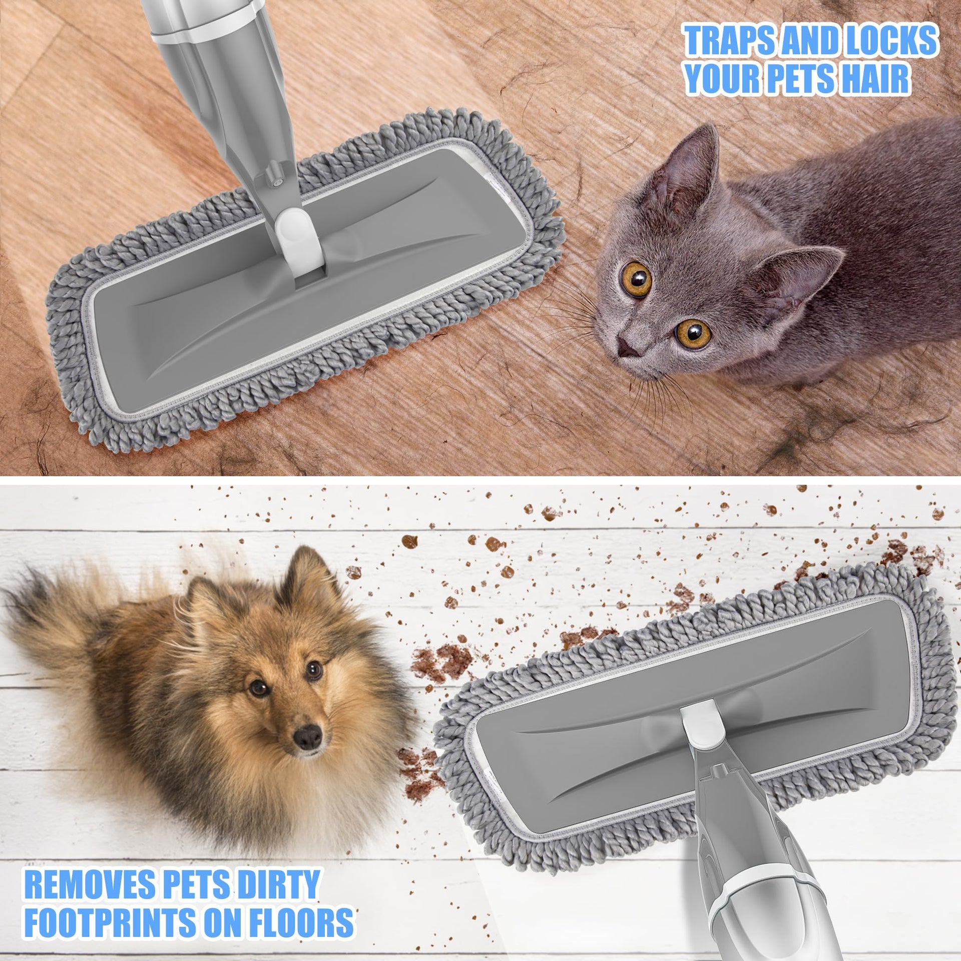 Microfiber Spray Mops for Floors Cleaning