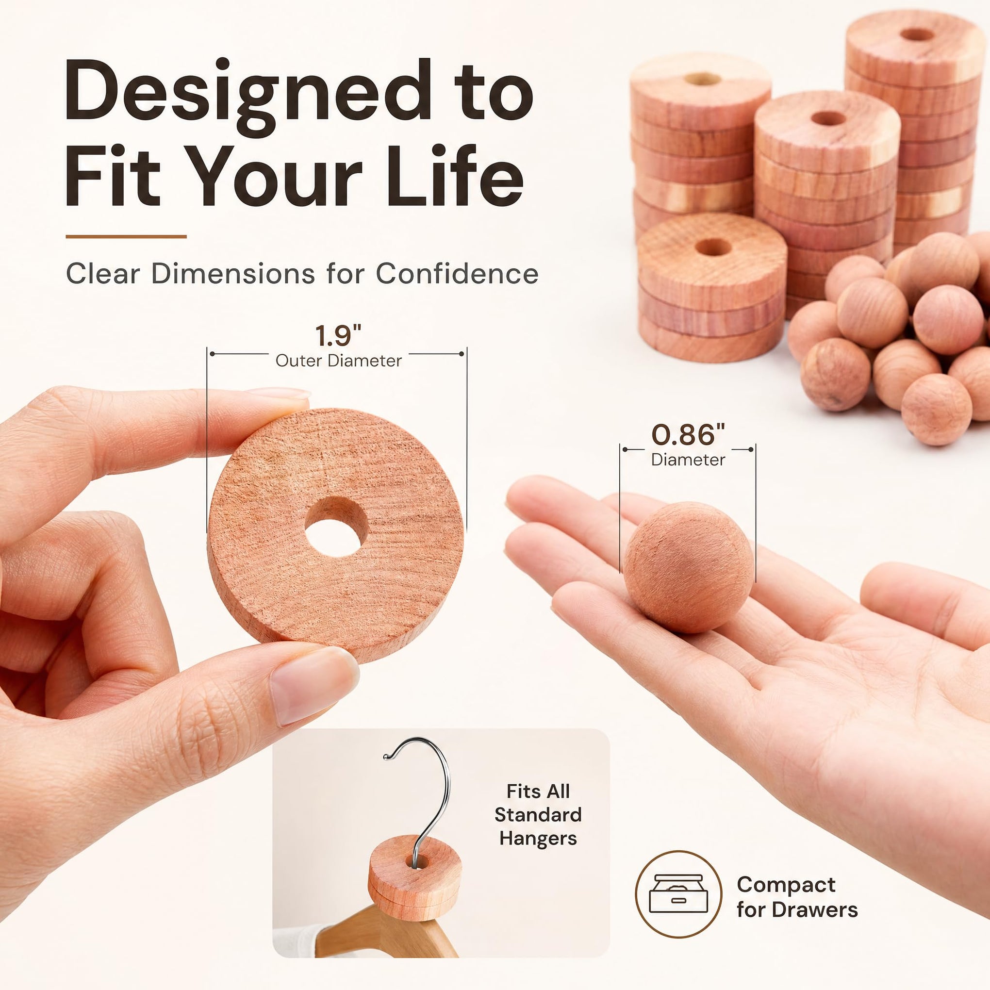 Cedar Blocks for Clothes Storage