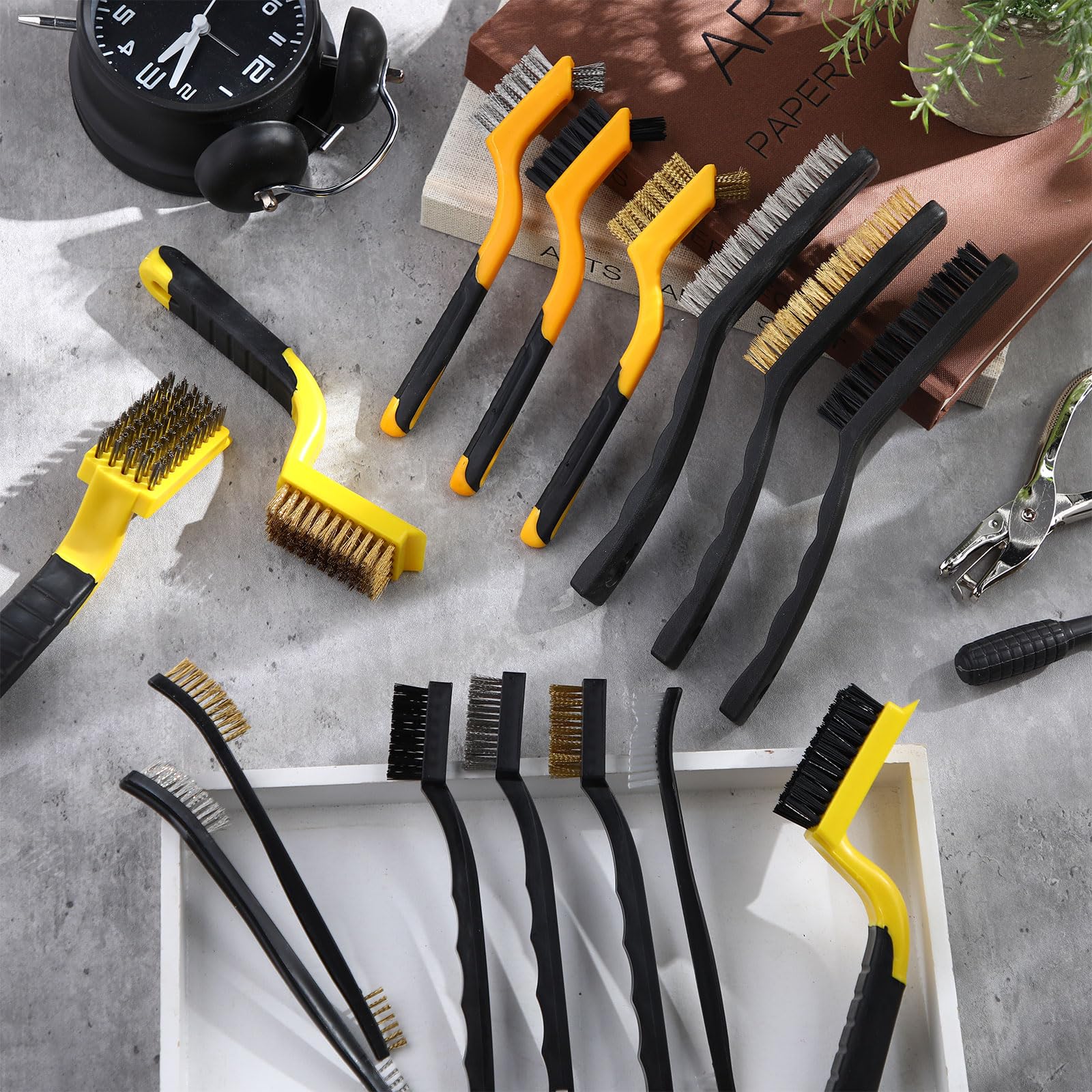 30 Pcs Wire Cleaning Brush Set Nylon (30 Count)
