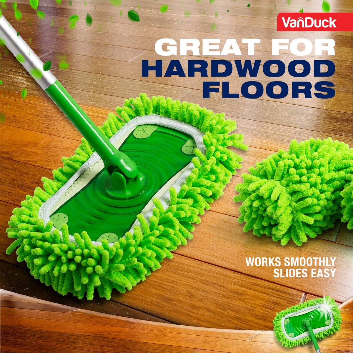 Reusable Microfiber Dust Mop Refill for Swiffer Sweeper (6 Count)