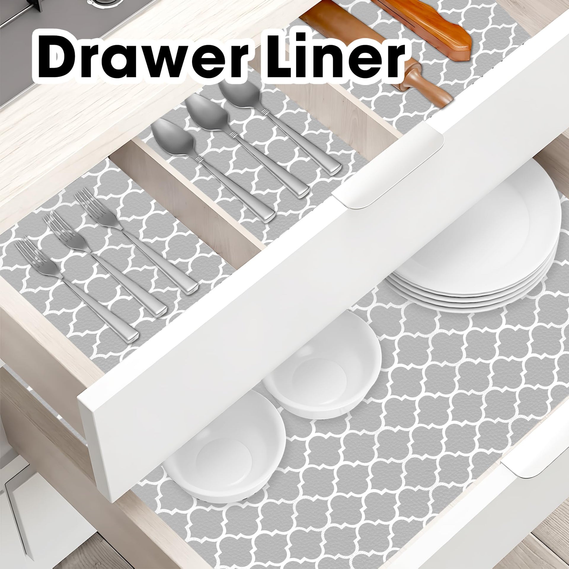 Shelf Liner for Kitchen Cabinets Non (10 Sq Ft)