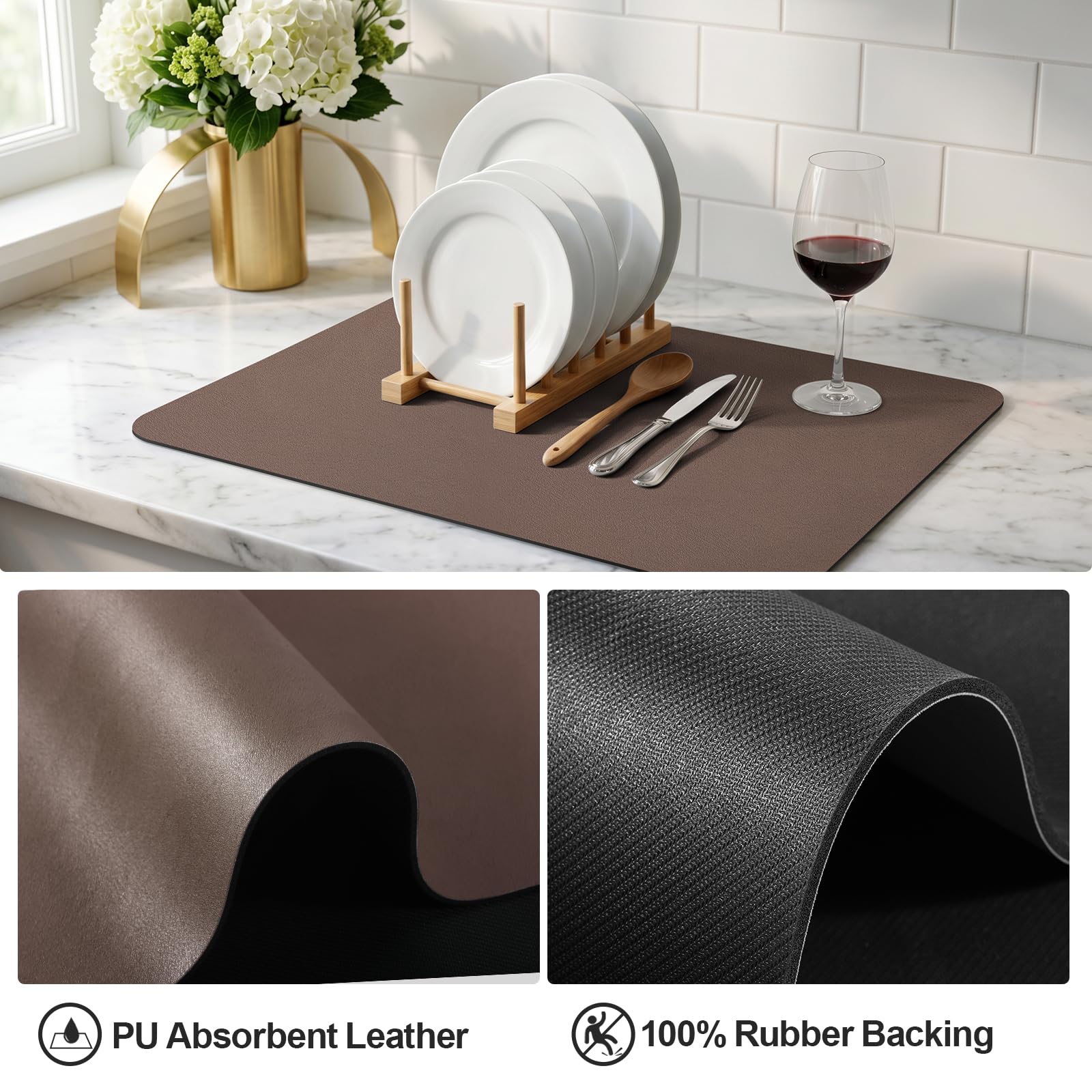 Dish Drying Mat for Kitchen Counter