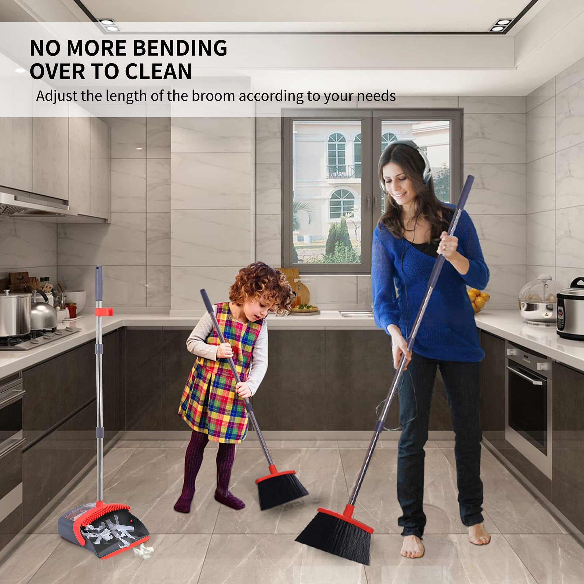 Broom and Dustpan Set 52