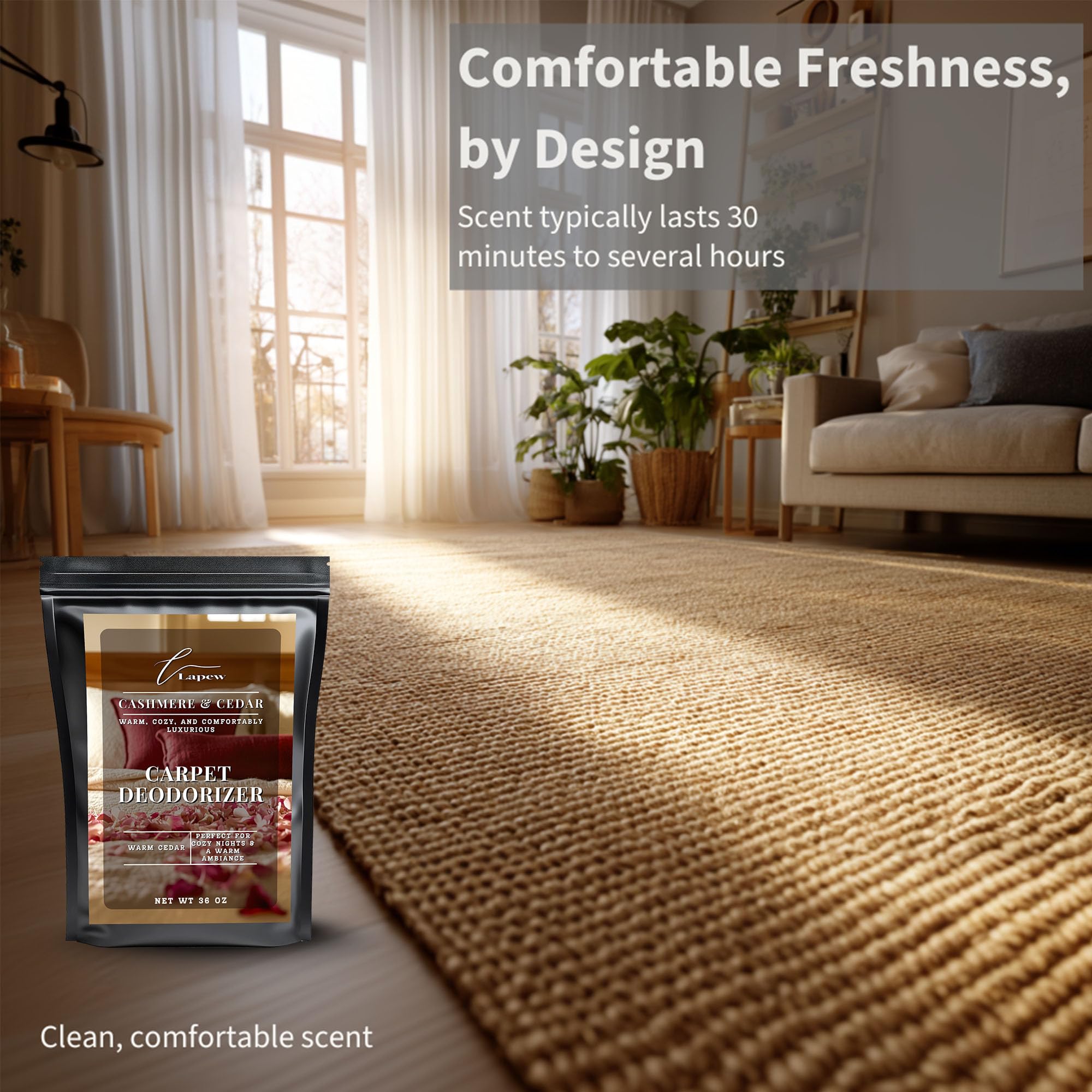 Cashmere Cedar Carpet Deodorizer Powder (36 Ounce)