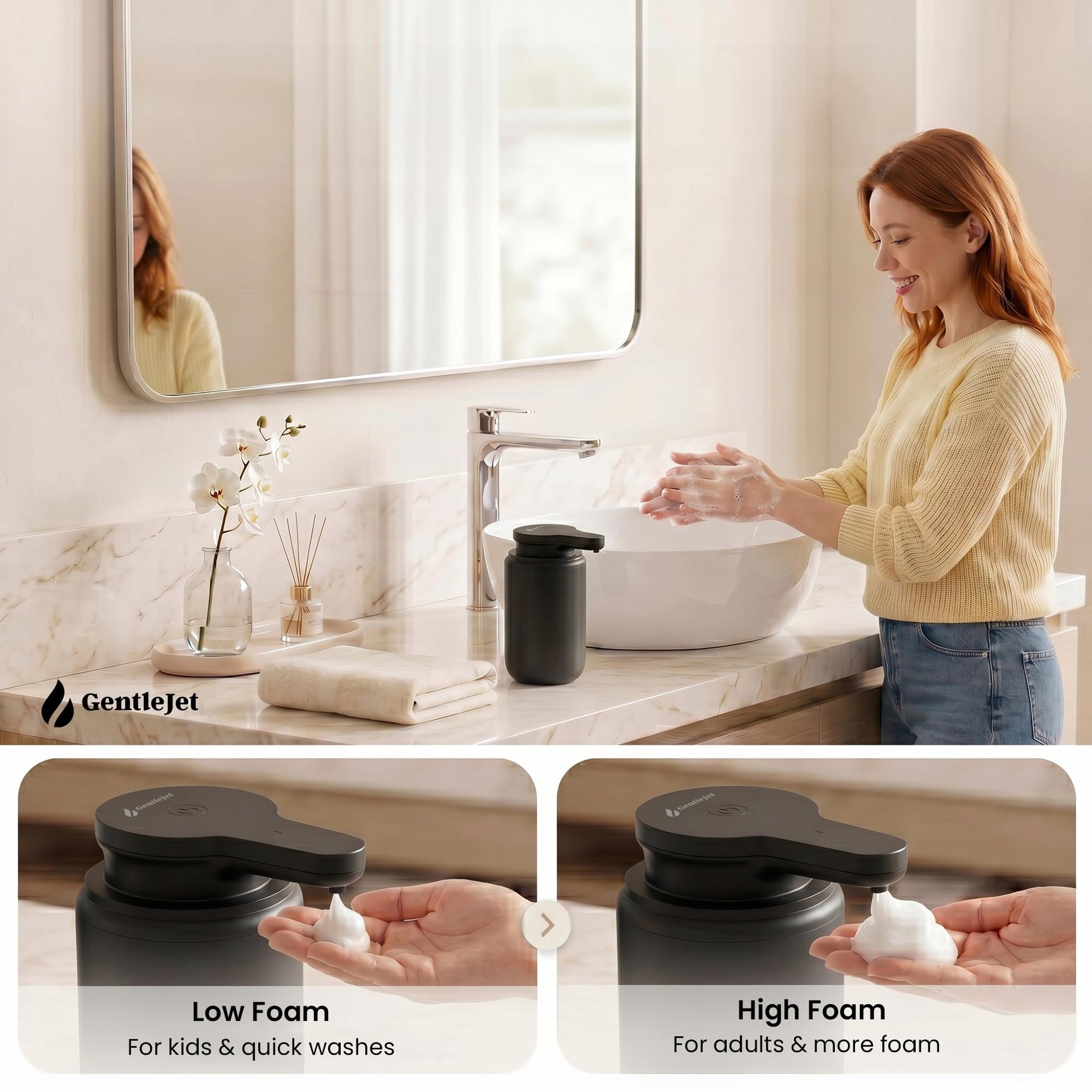 SimpleFoam Automatic Foaming Soap Dispenser Touchless Sensor